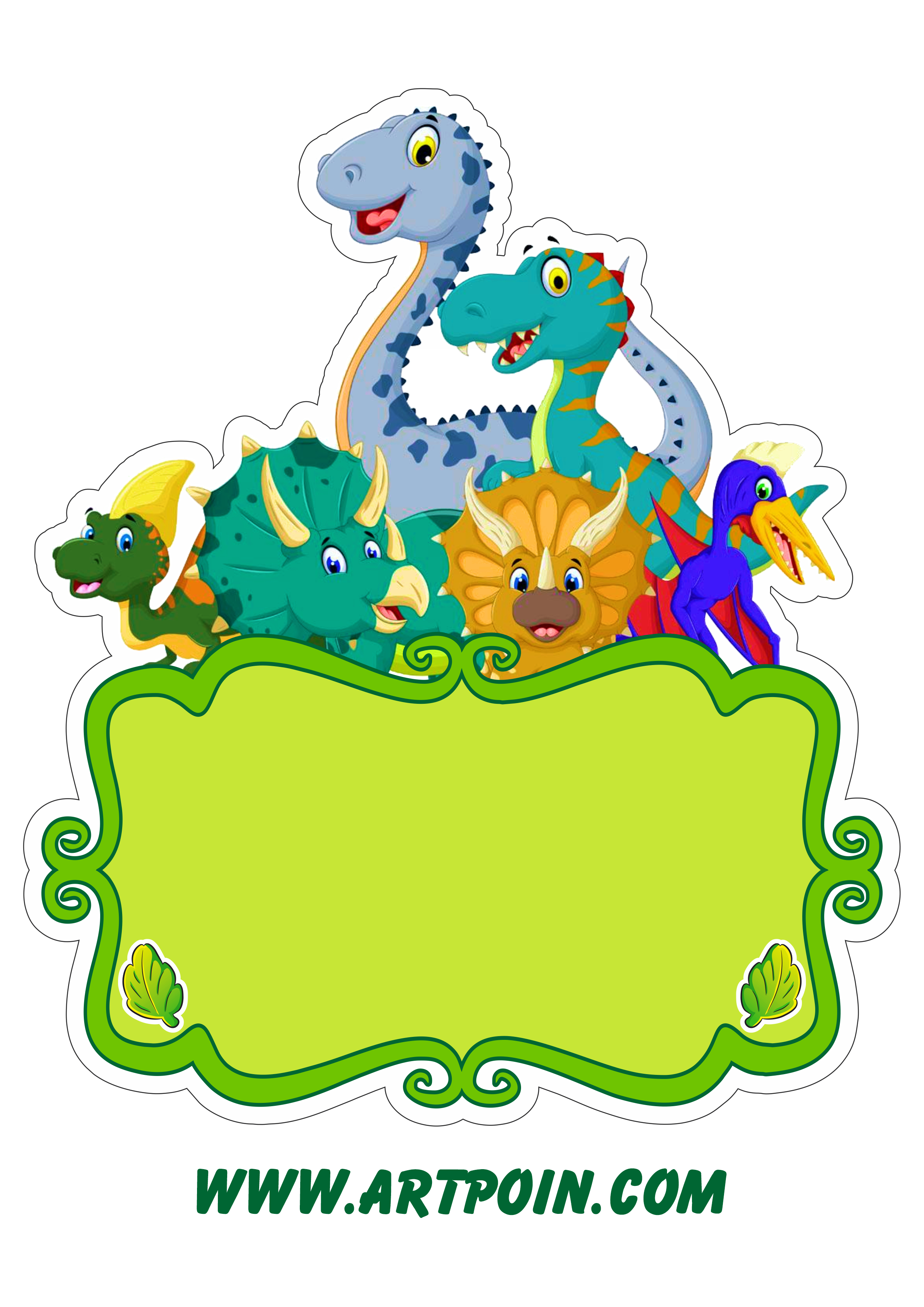 Parque dos dinossauros artes gráficas design ilustração topo de bolo festa com tema infantil png