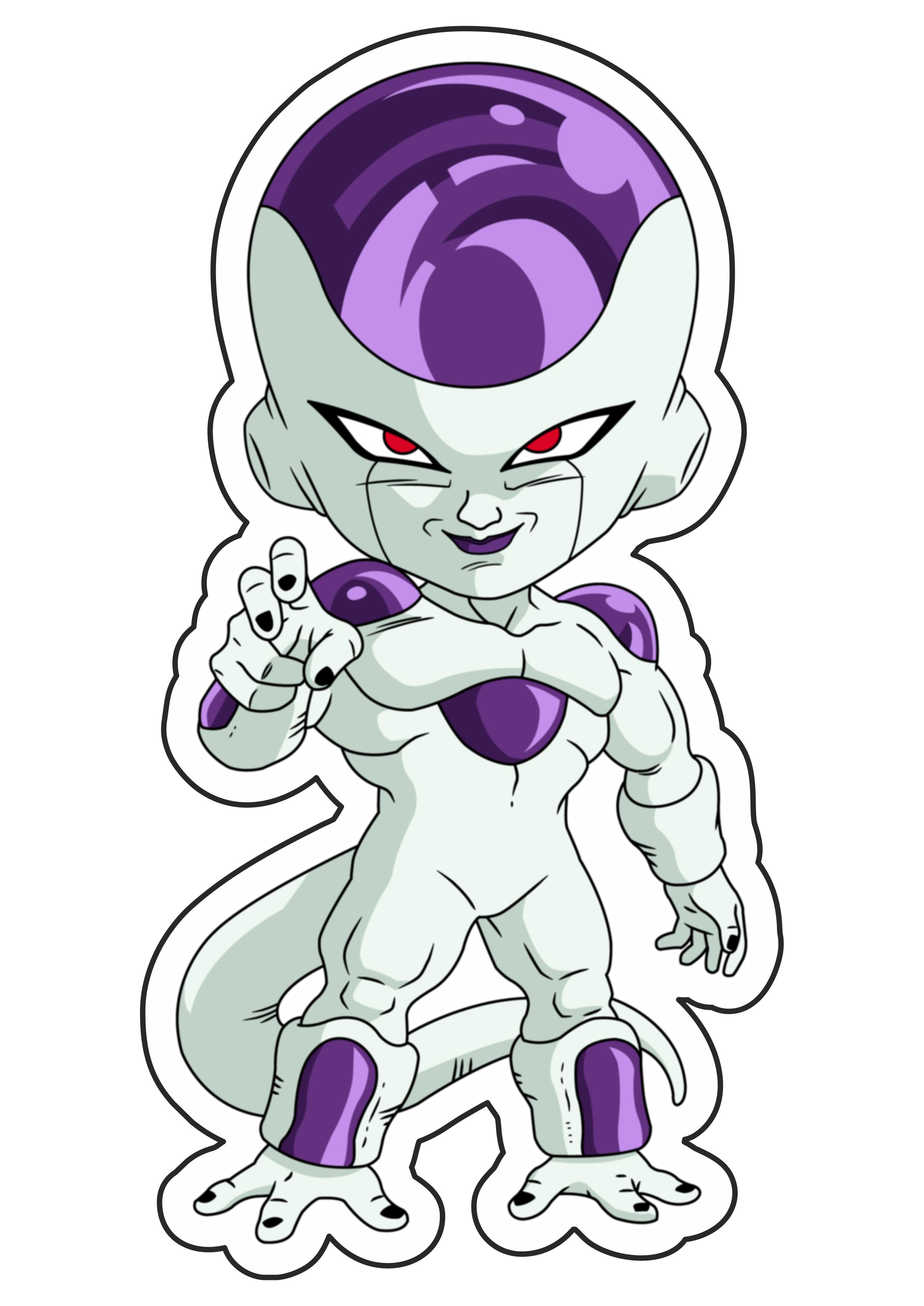 FACIL DE DESENHAR COMO DESENHAR o FREEZA de DRAGON BALL passo a