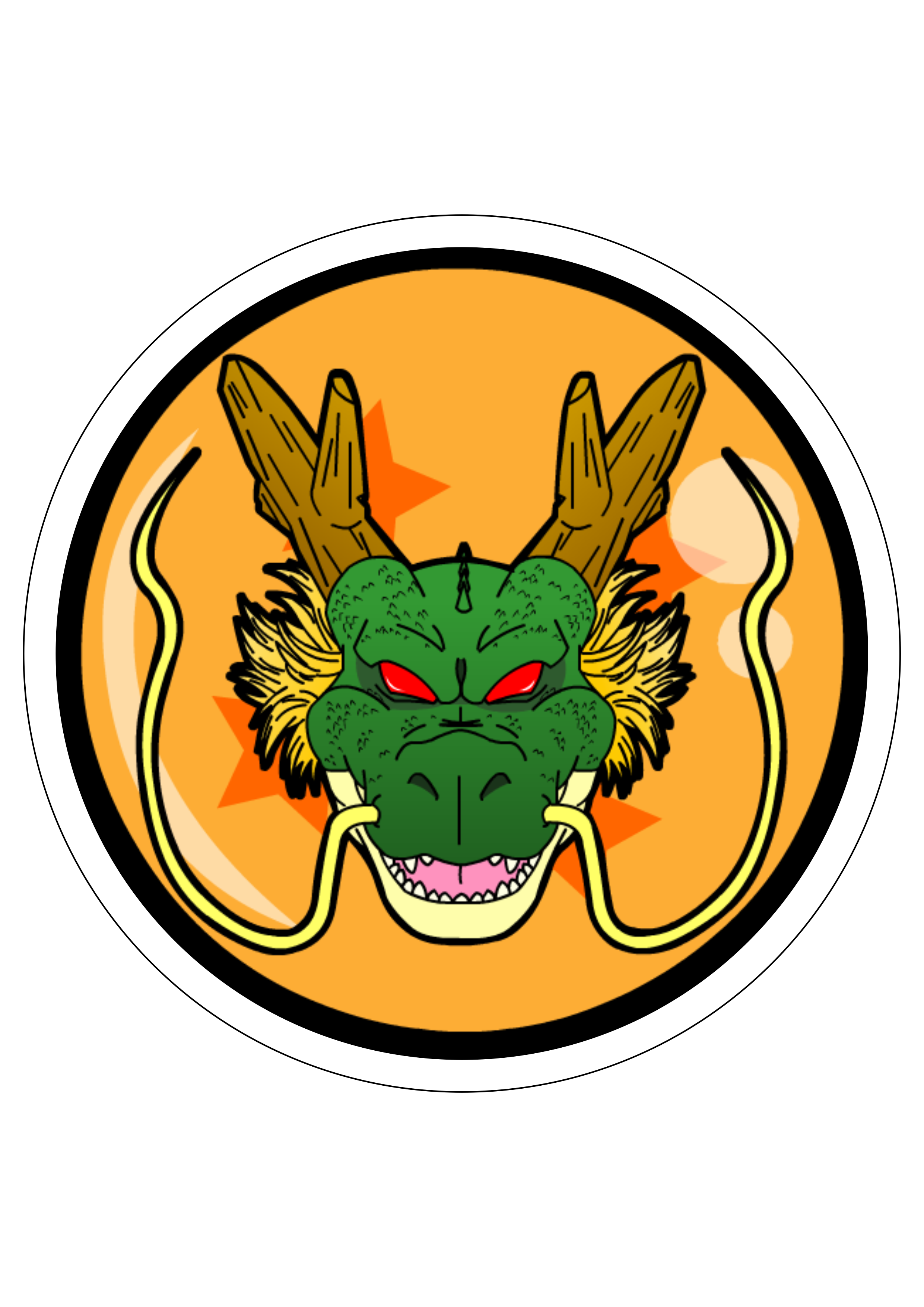 Baixe Dragão de desenho animado fofo de Dragon Ball Z PNG - Creative Fabrica