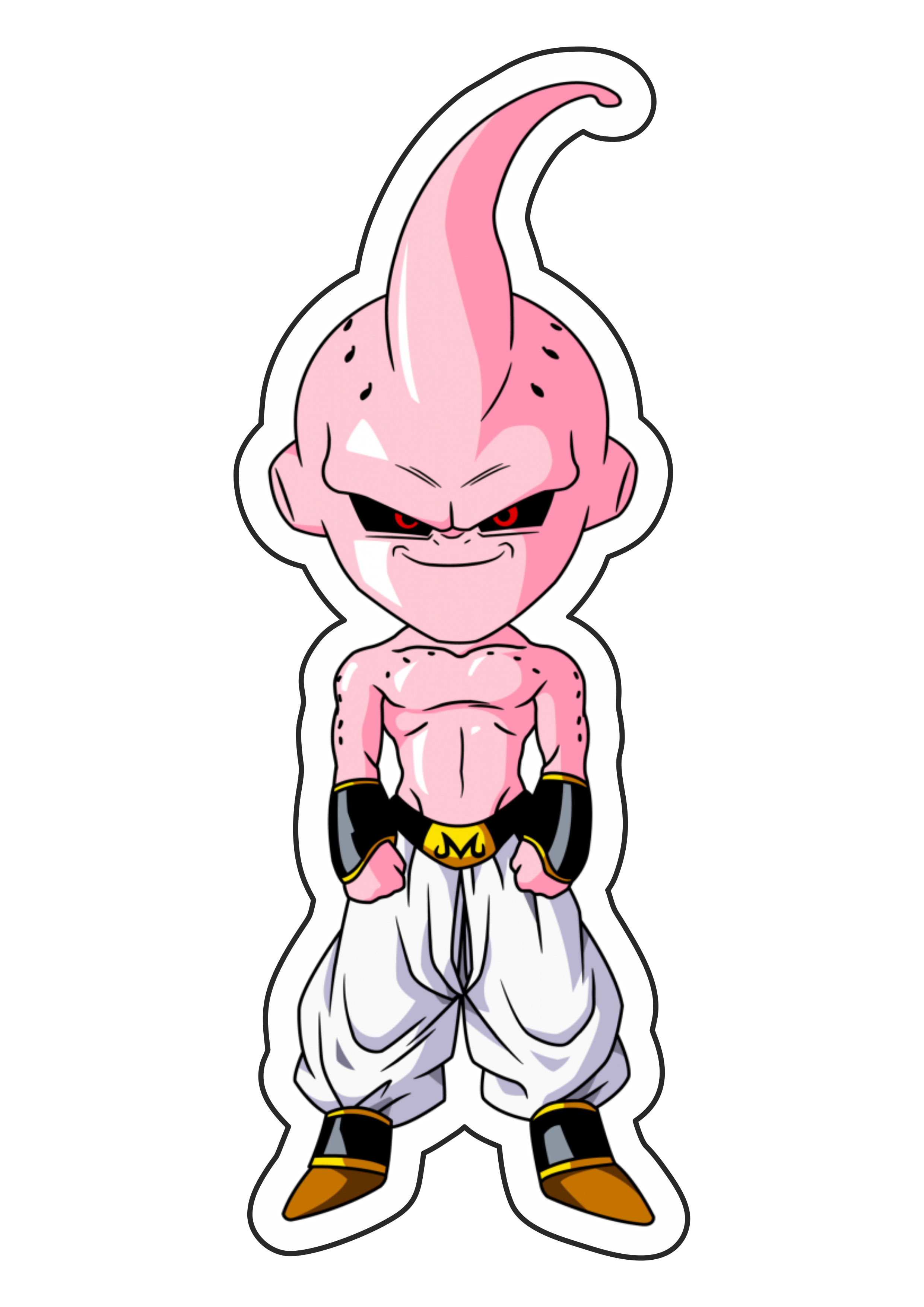 Desenho do Kid Boo de Dragon Ball Z