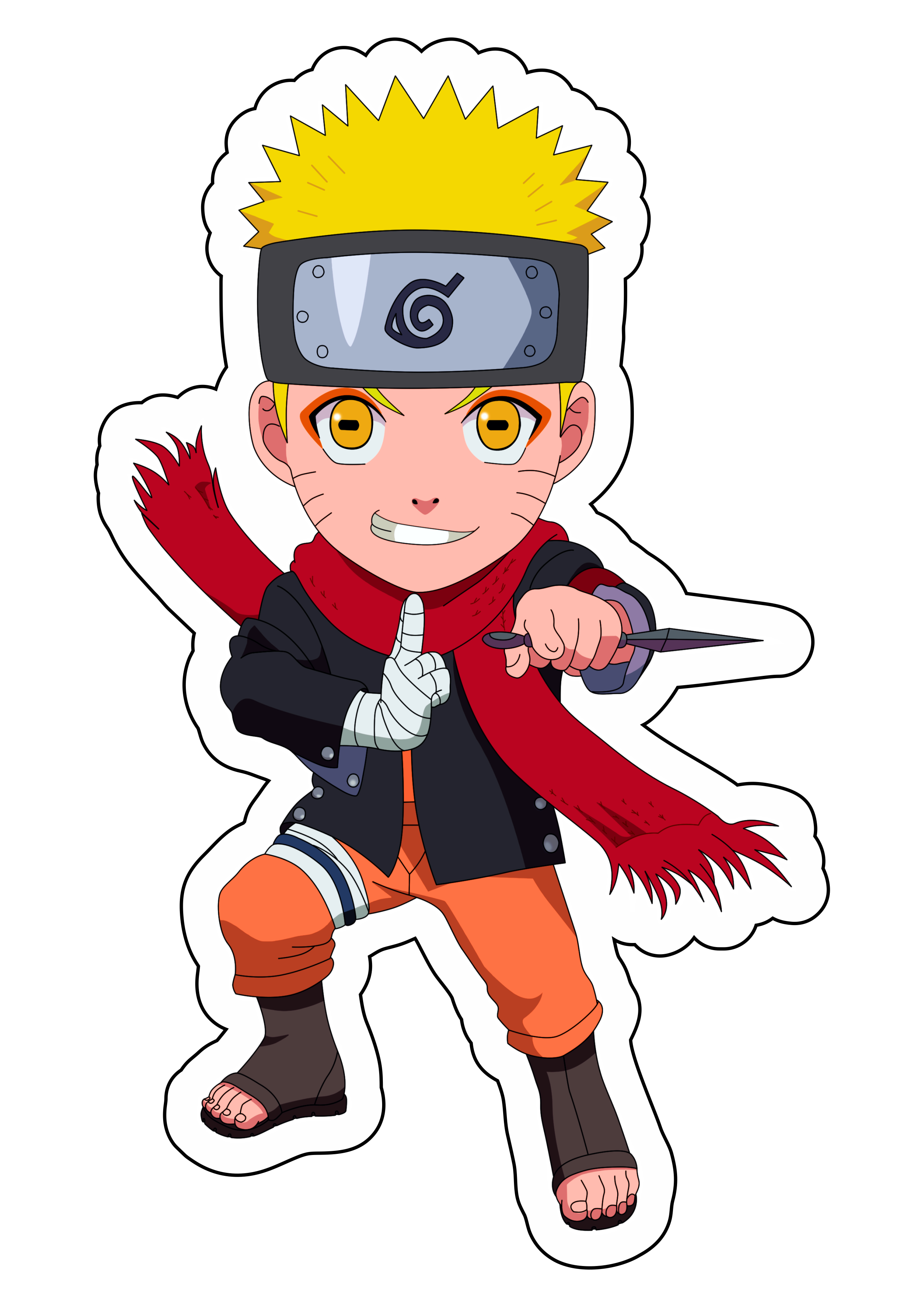 Naruto Hokage modo sábio Boruto desenho cute anime imagem sem