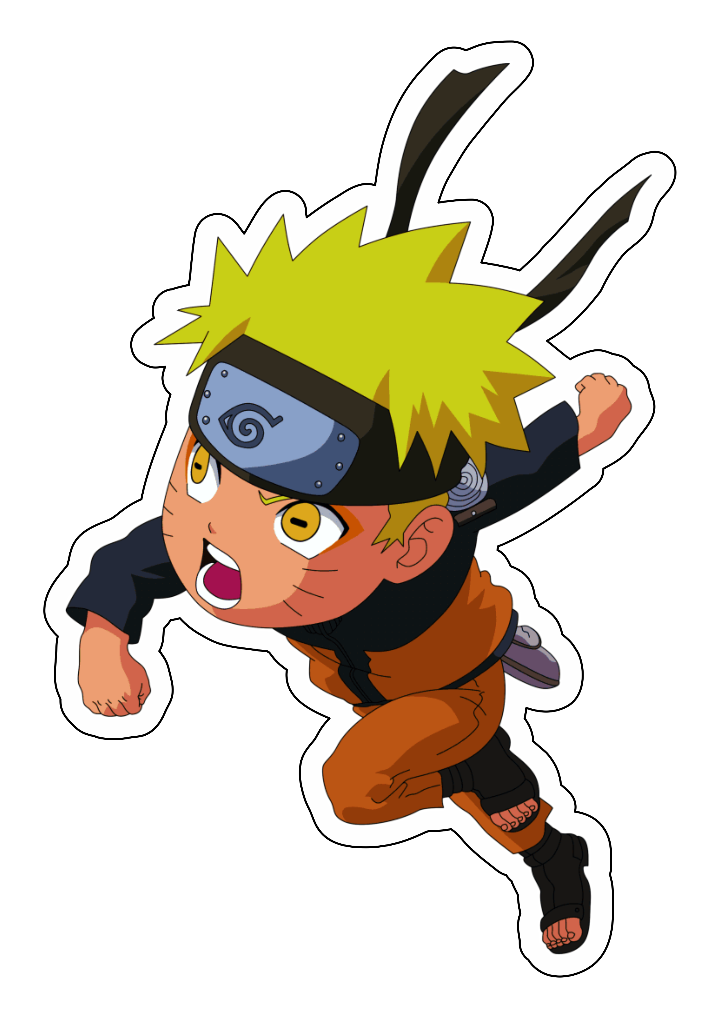 Naruto clássico desenho fofinho cute anime artes gráficas imagem sem fundo  arte conceitual png