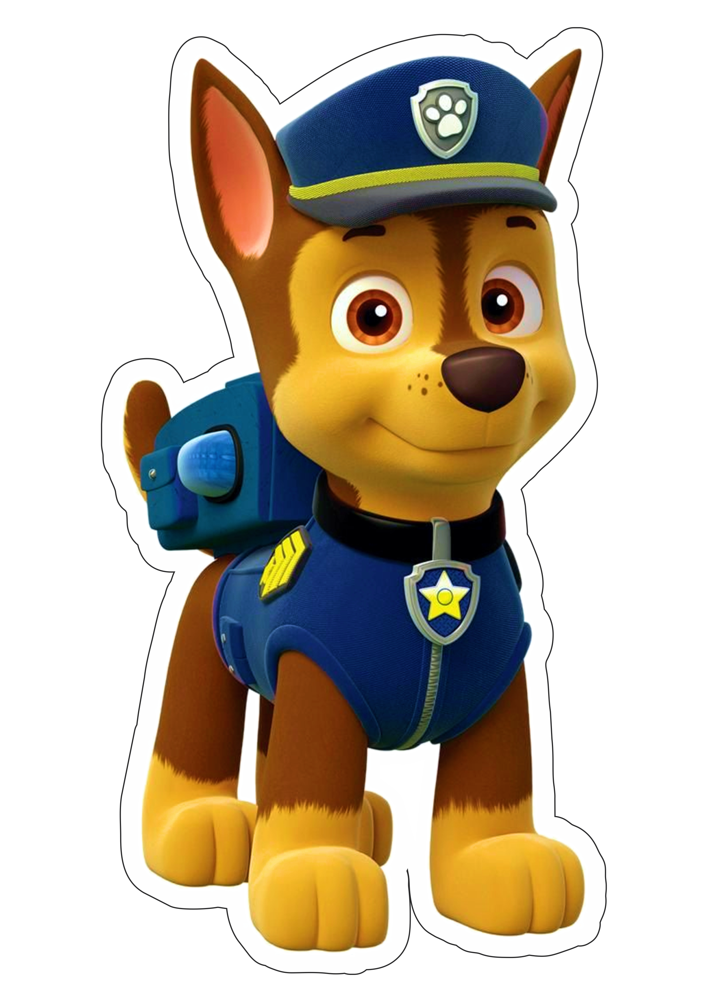 Patrulha canina Chase paw patrol personagem fictício infantil animação fundo transparente png