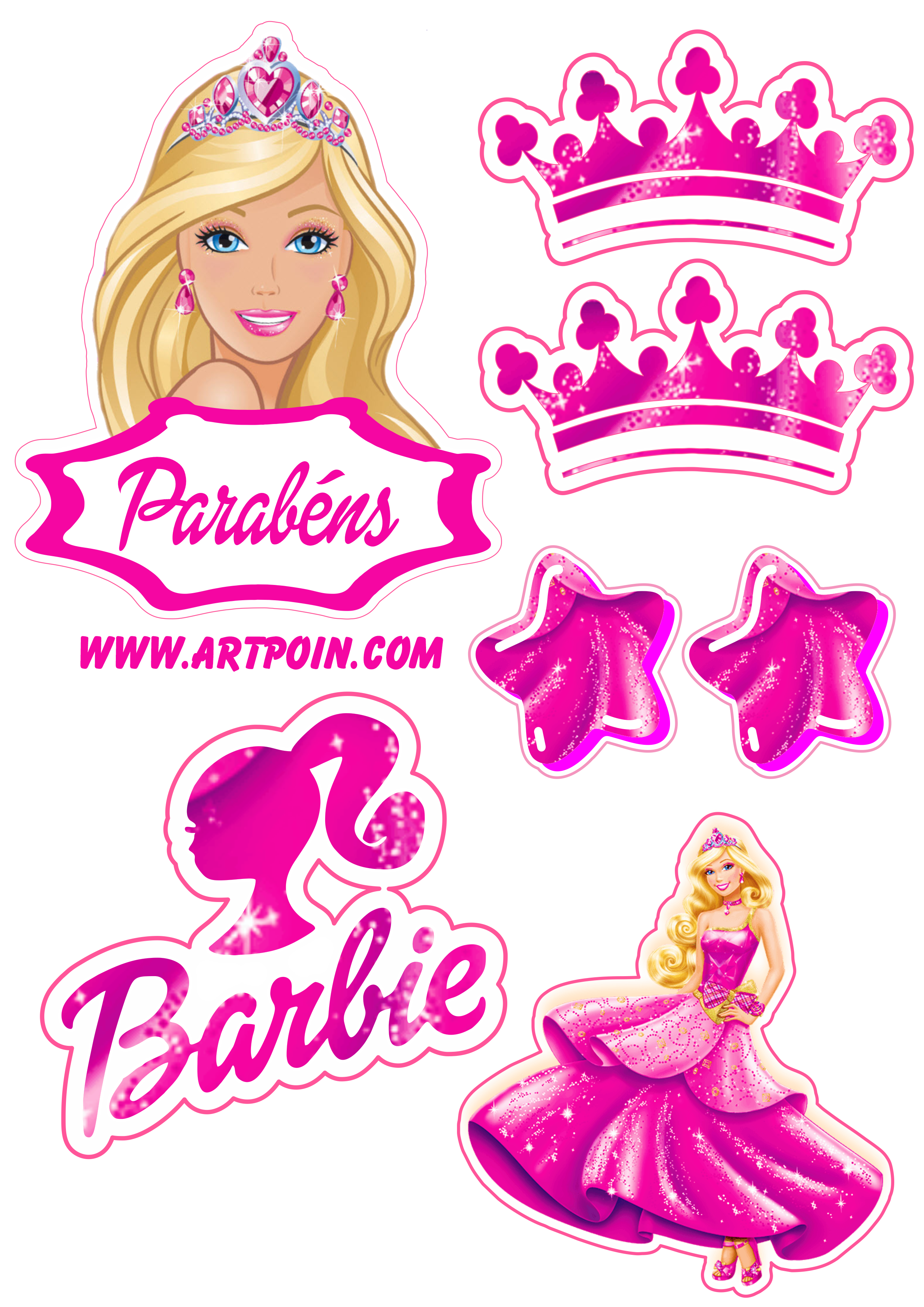 Pin em BOLO BARBIE