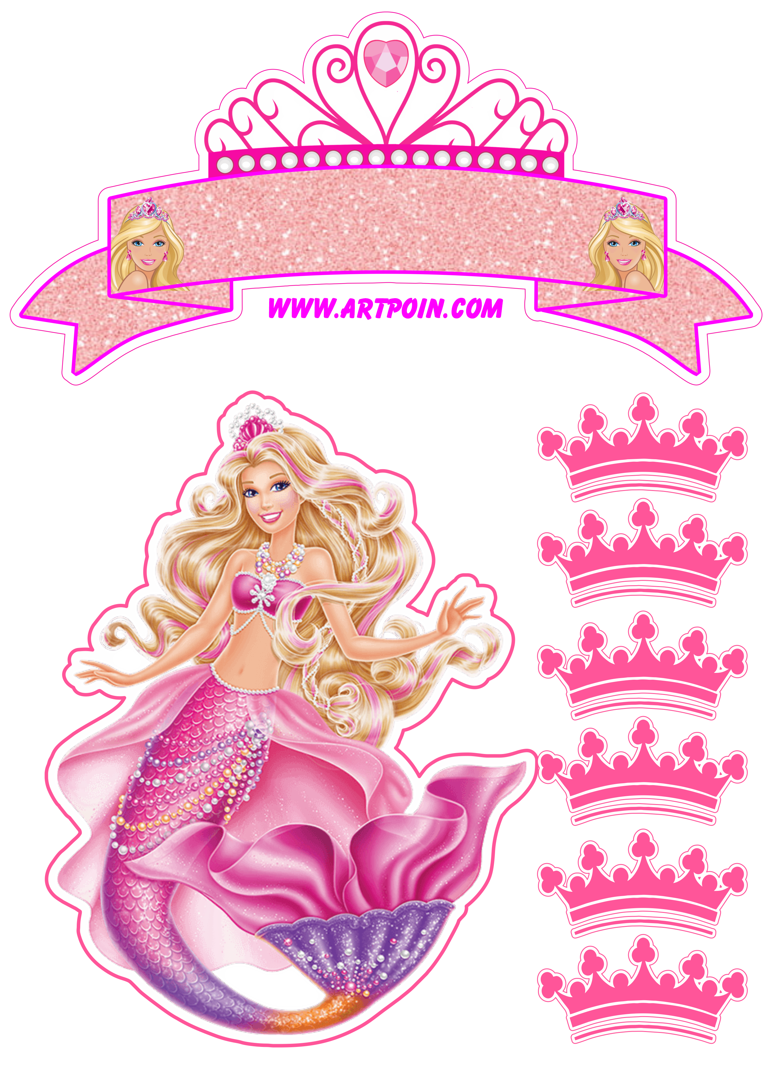 Bolo da Barbie: modelos da sereia, princesa, girl e muito mais