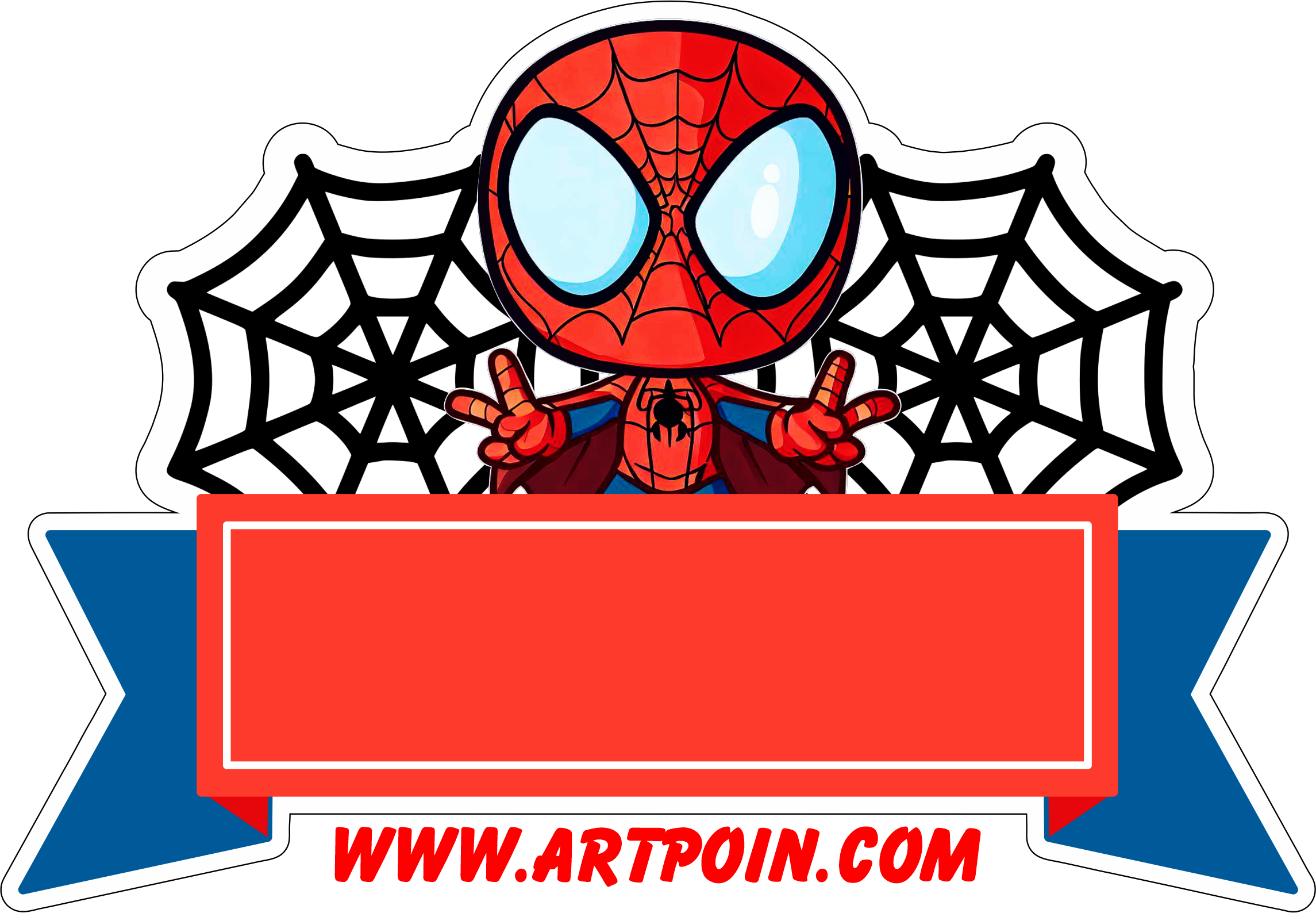 Spider man topo de bolo homem aranha desenho grátis png