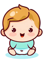 Bebê loirinho cute baby nenenzinho roupinha azul png