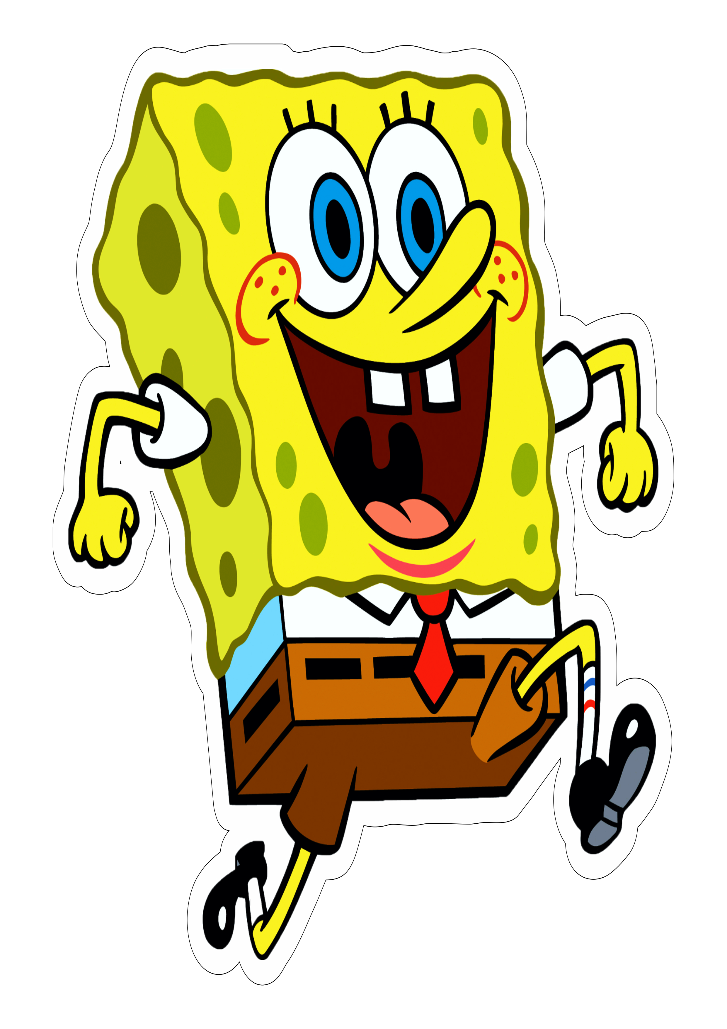 Bob esponja calça quadrada ilustração Spongebob Squarepants desenho animado infantil Nickelodeon estou pronto png