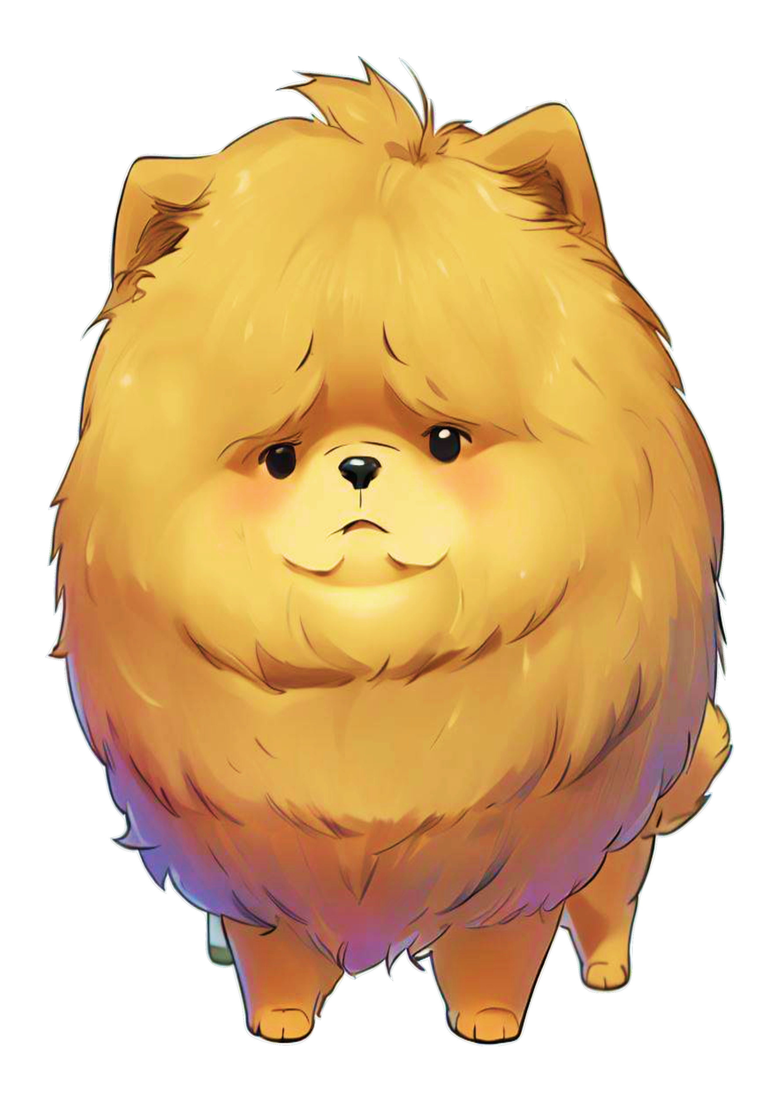 Cachorrinho chow chow fofinho cute desenho simples pet mascote peludo animalzinho artes gráficas petshop bolinha de pelo lindinho png