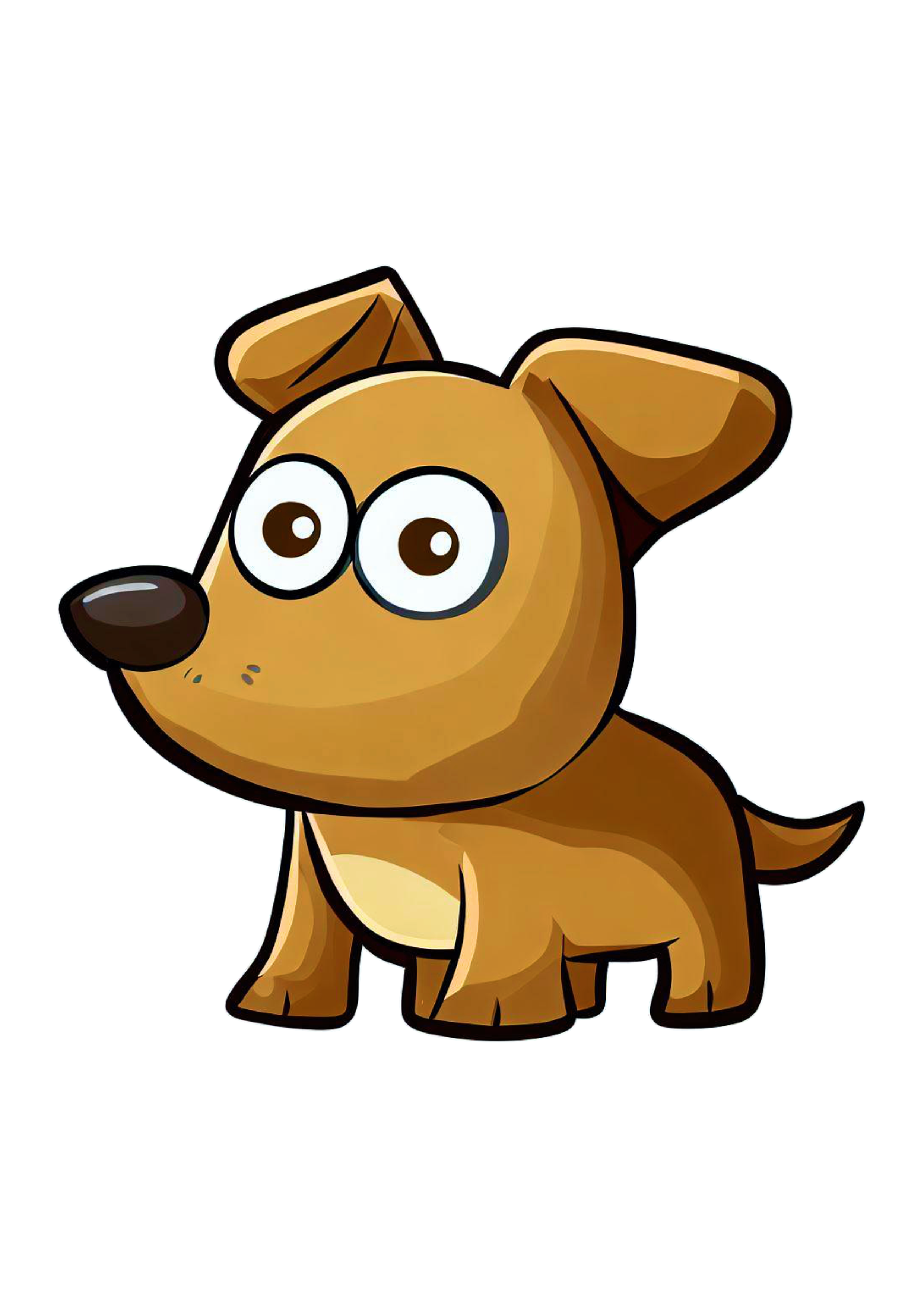 Cachorrinho caramelo fofinho cute desenho simples pet mascote png