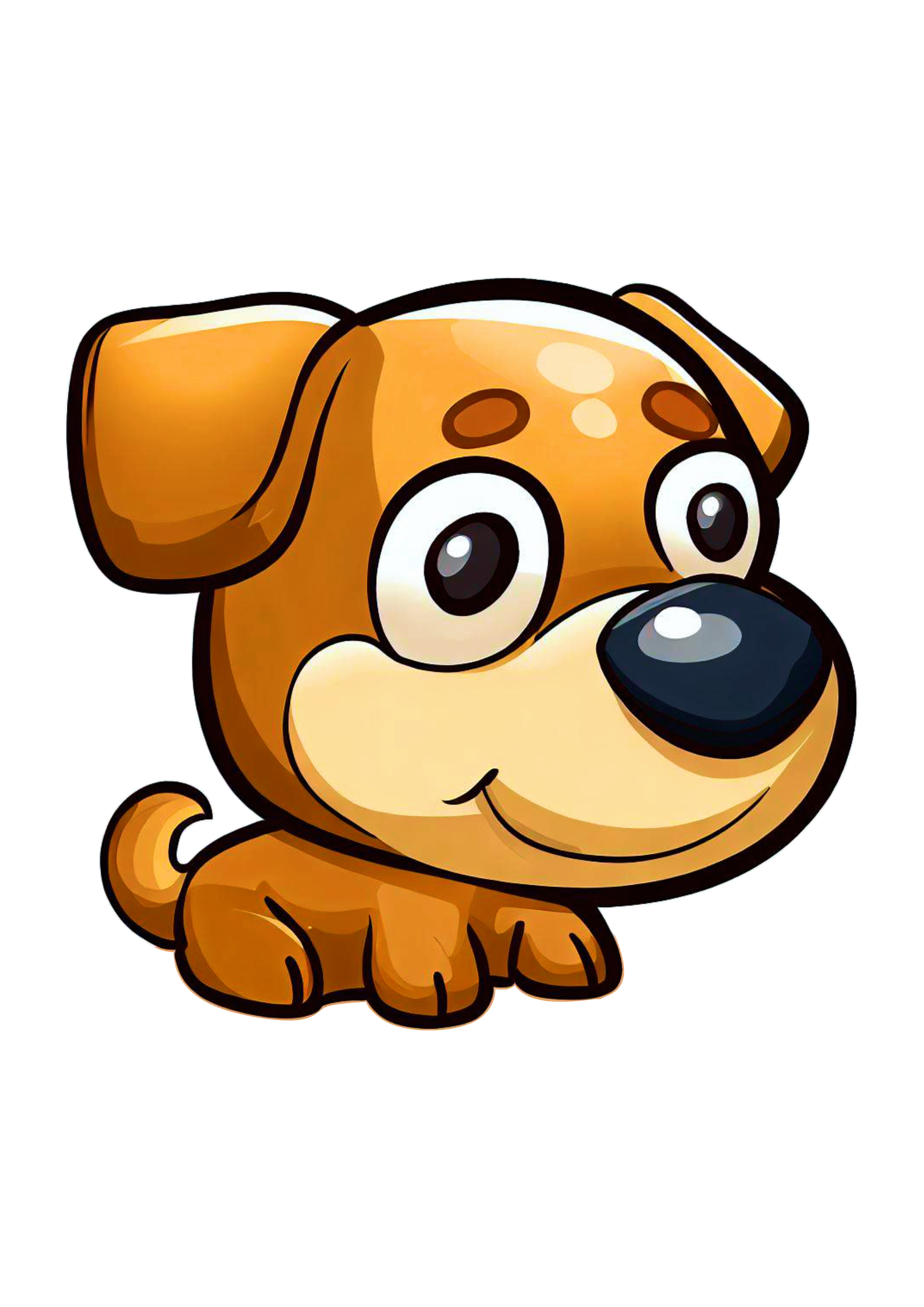 Cachorrinho sapeca fofinho cute desenho simples pet mascote png