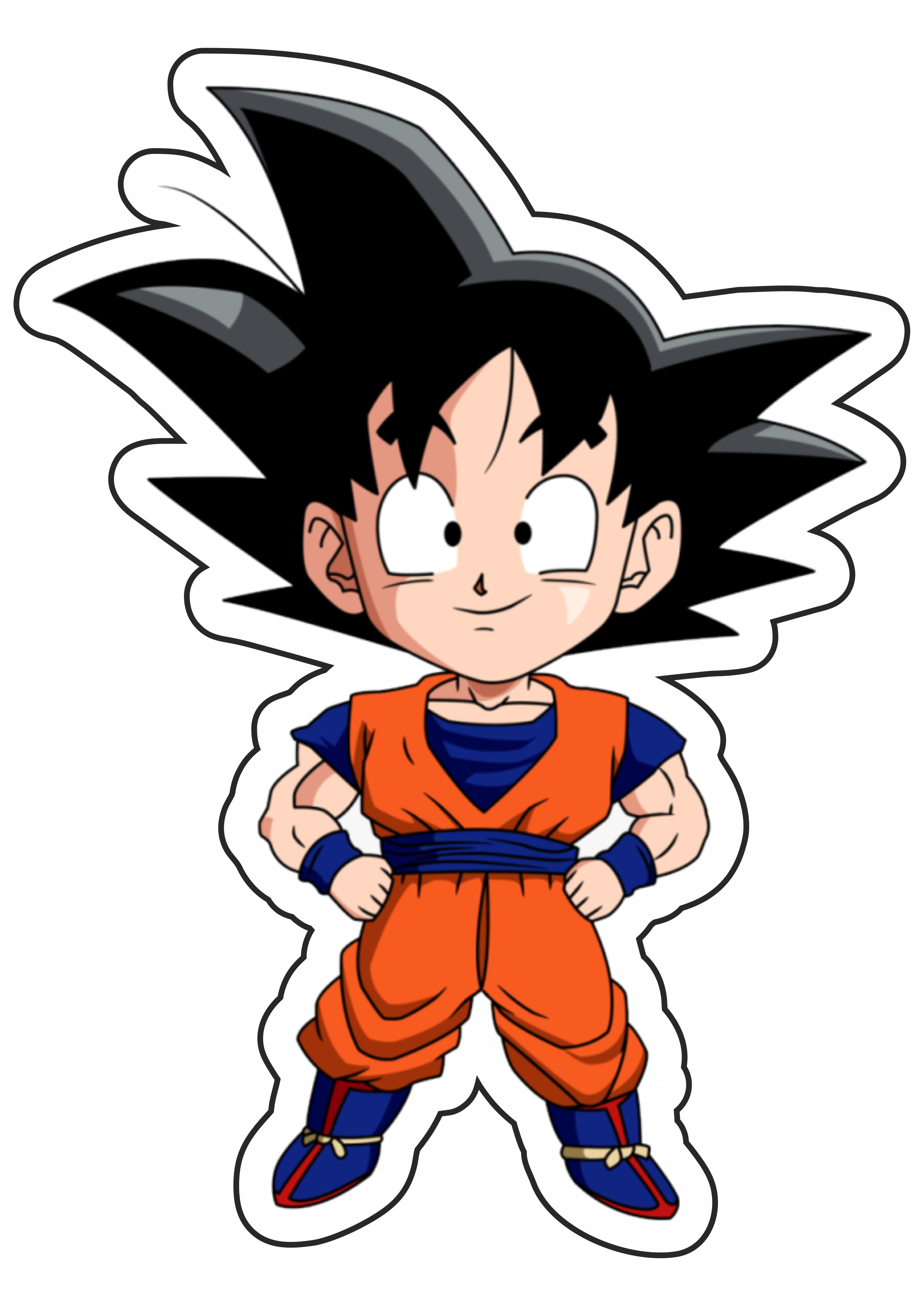 Dragon ball z super Goku cute desenho infantil anime fundo transparente  pack de imagens png