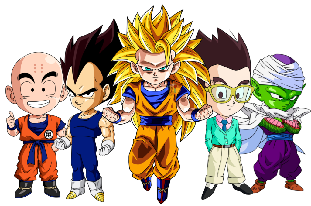 Dragon ball z super vegeta saga boo cute desenho infantil fundo