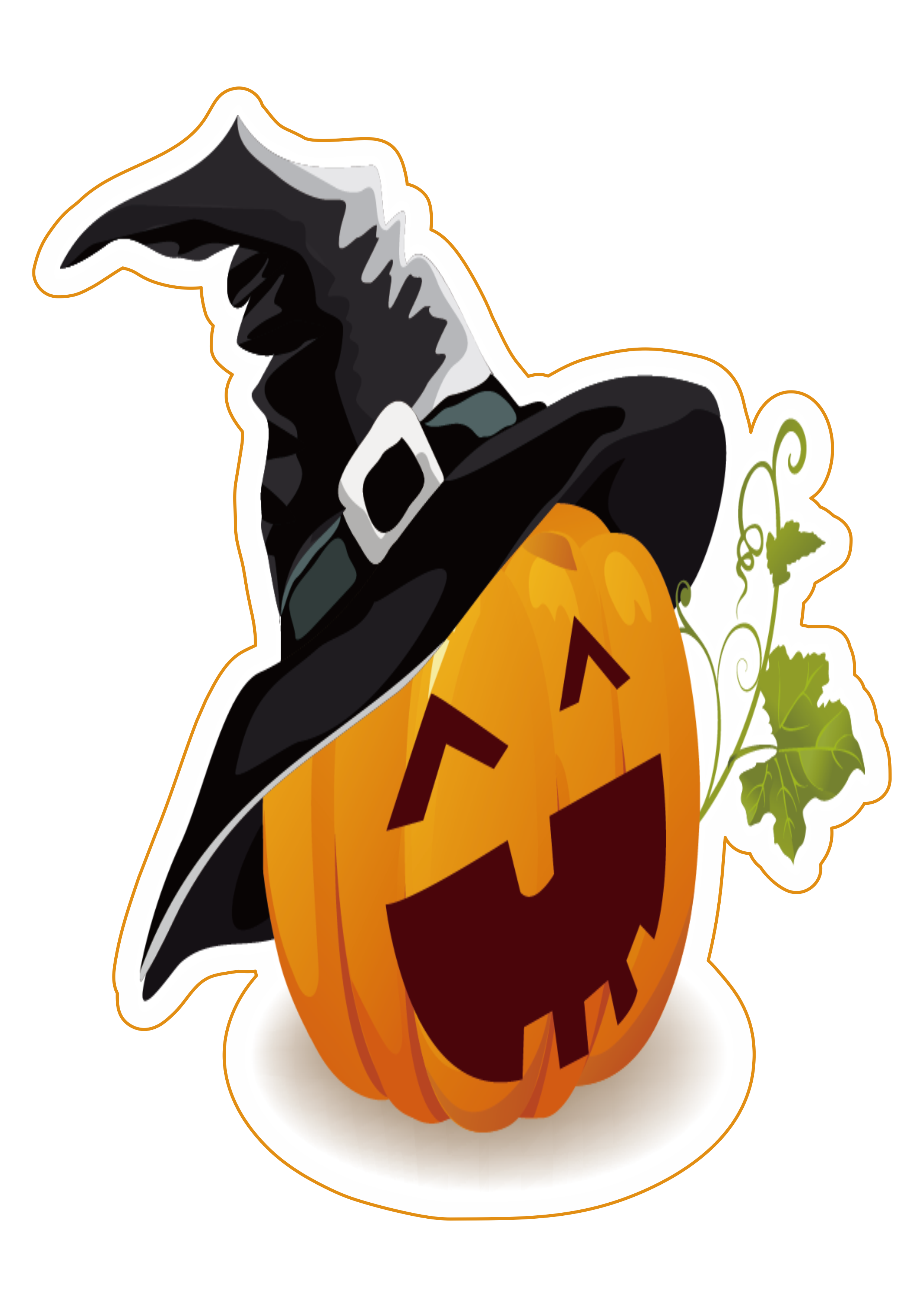 Halloween abóbora rindo arte conceitual desenho simples vetor gostosuras ou travessuras fundo transparente png