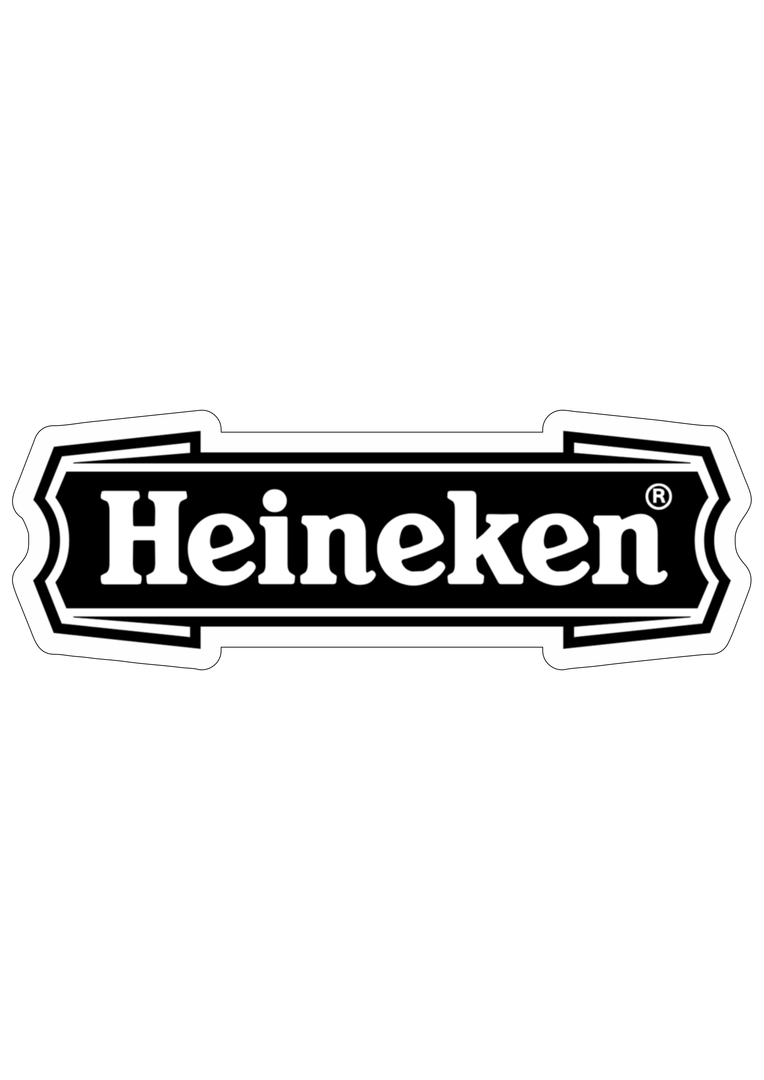 Cerveja Heineken logomarca letreiro simples fundo transparente artes gráficas png