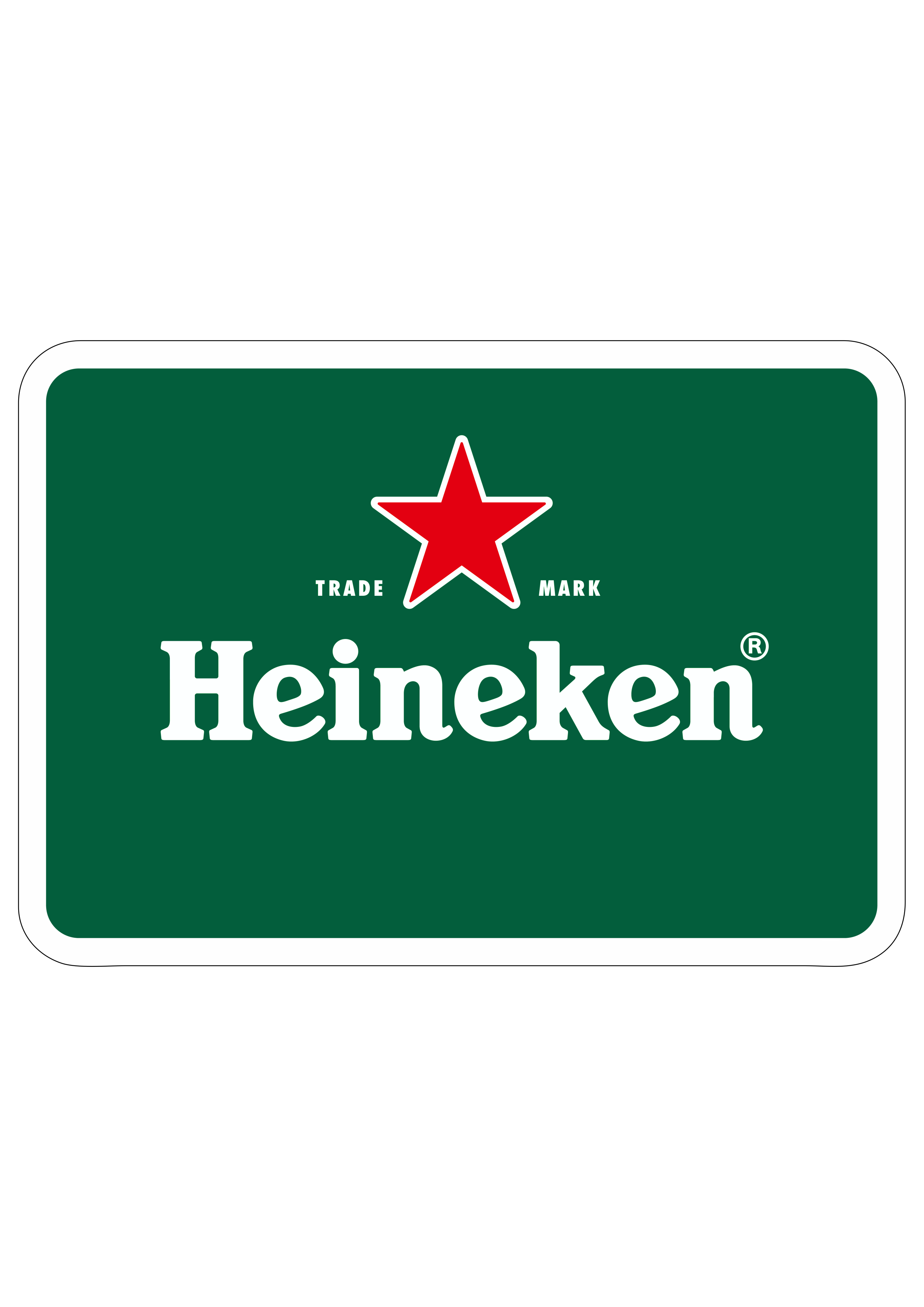 Cerveja Heineken logomarca letreiro simples fundo transparente artes gráficas design impressão png