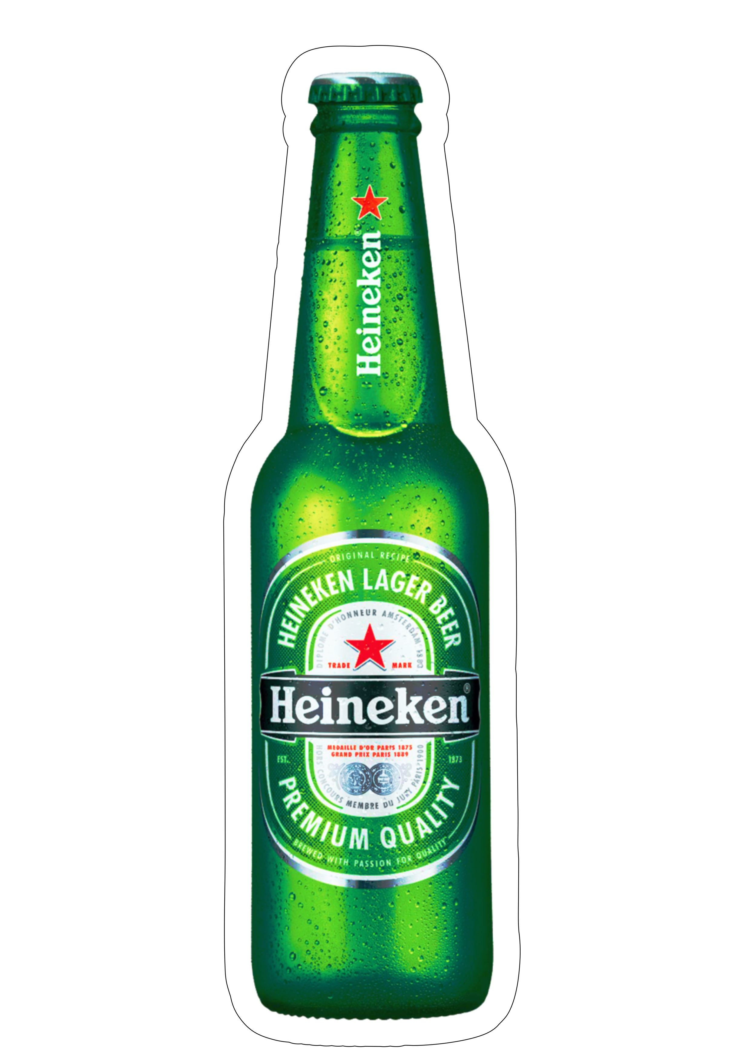Cerveja Heineken latinha depósito de bedidas garrafa fundo transparente png
