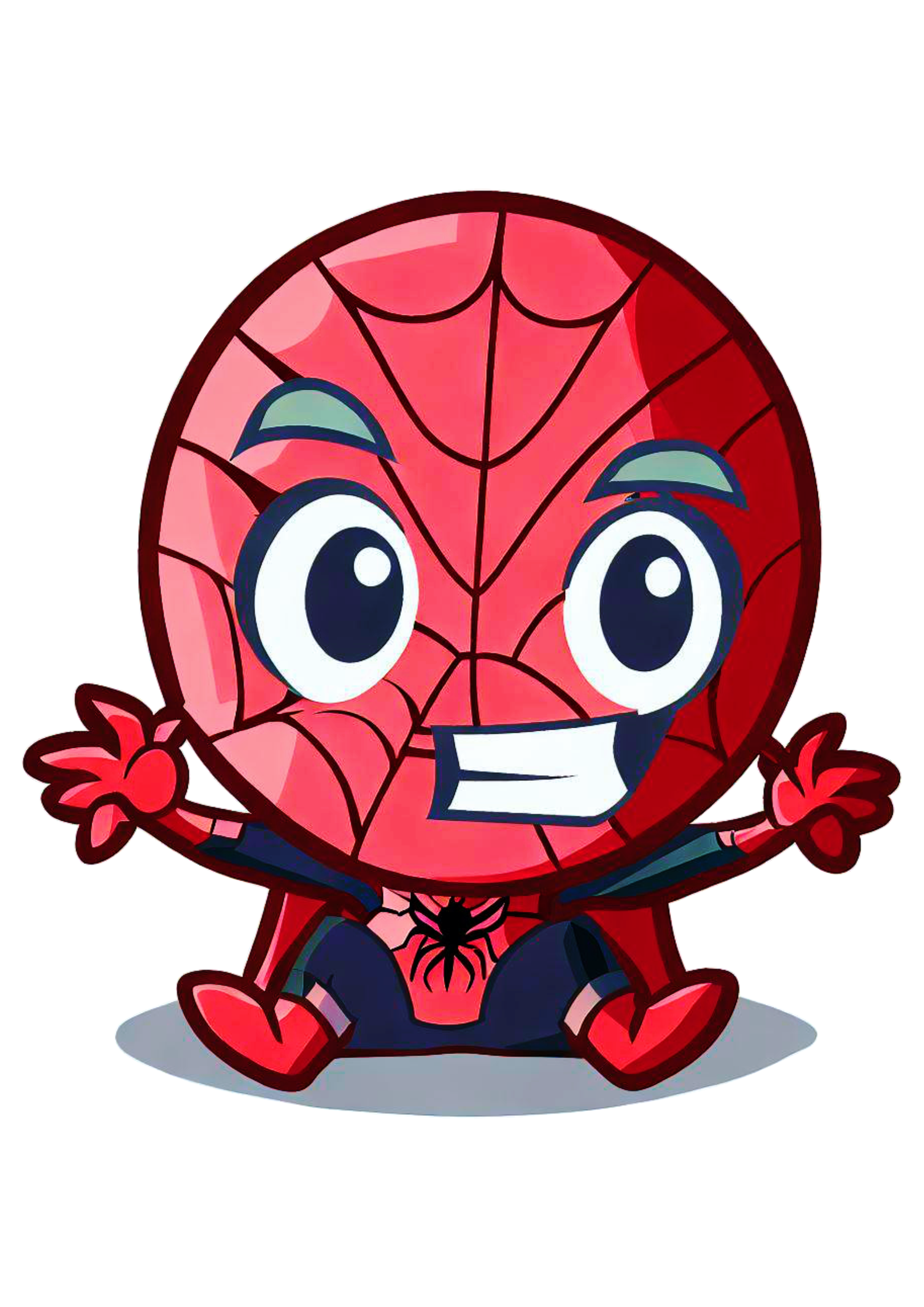 Homem aranha cute spider man ultimate baby ilustração universo Marvel fantasia infantil caricatura png
