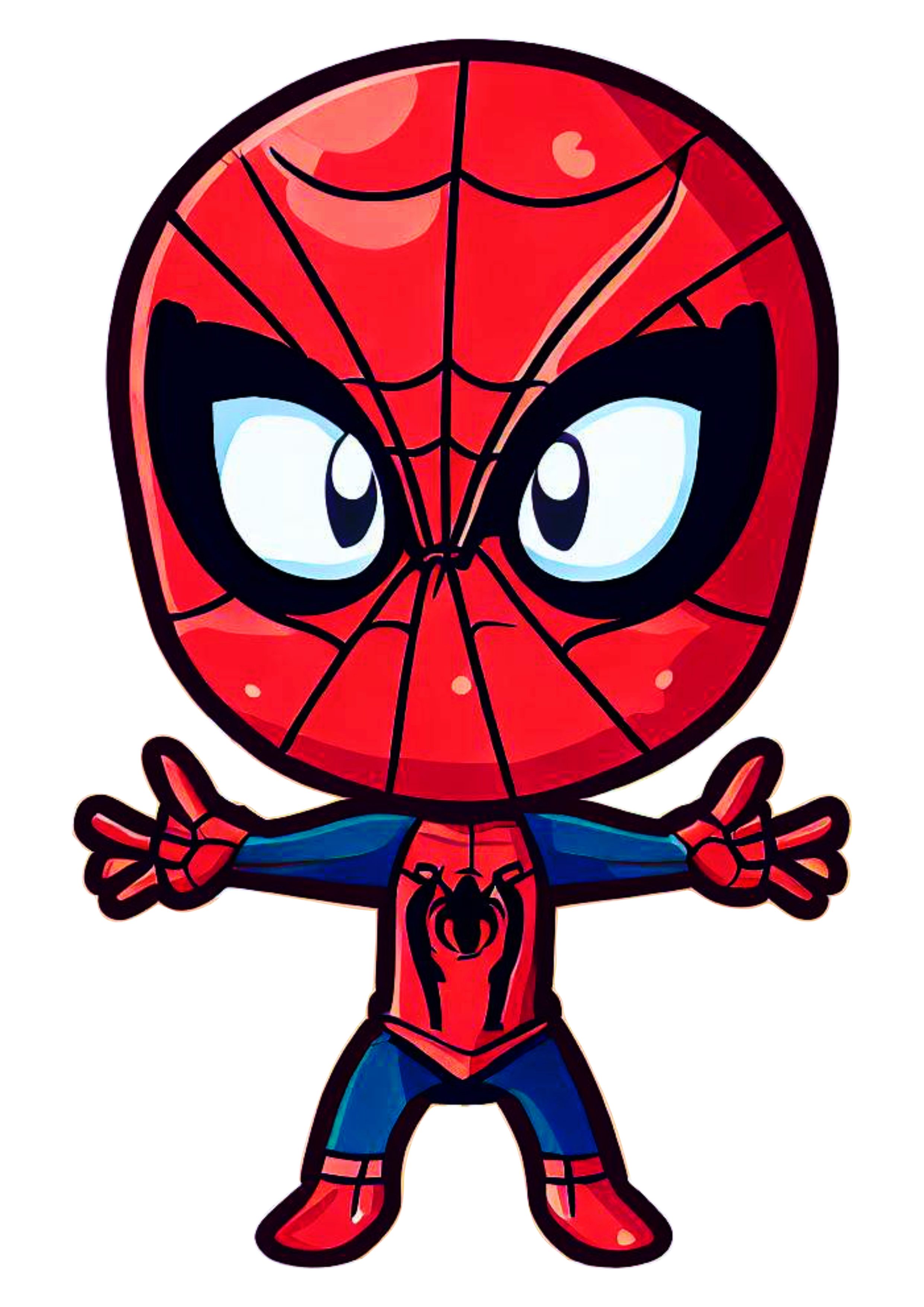 Homem aranha cute spider man ultimate baby ilustração universo Marvel fantasia infantil caricatura Peter Parker cartoon png