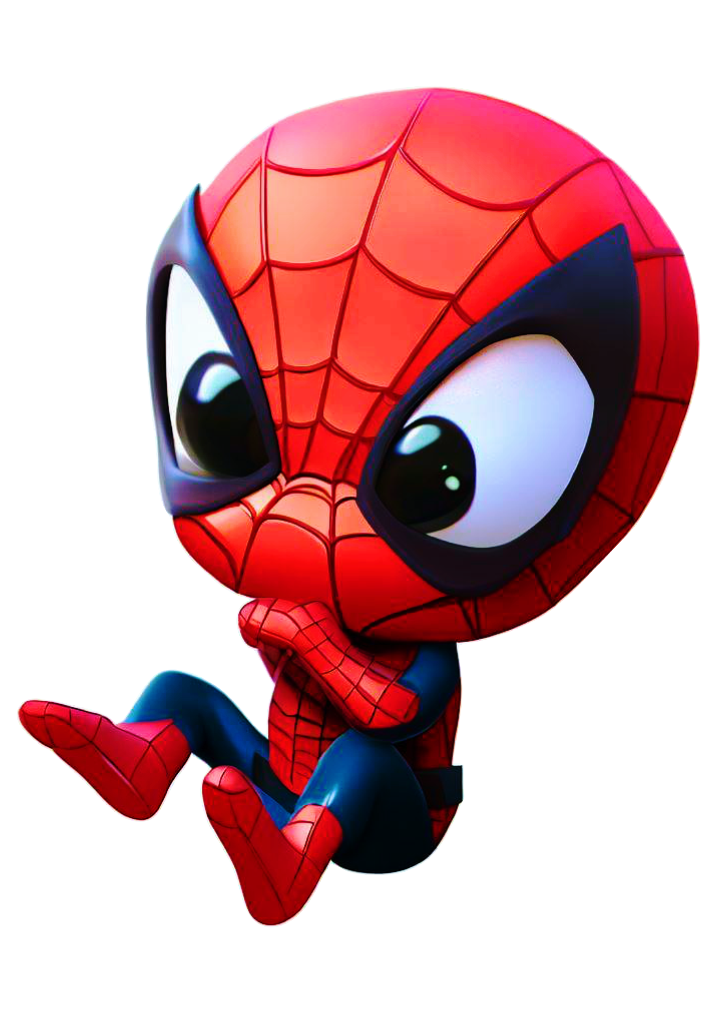Homem aranha cute spider man ultimate baby CGI computação gráfica animação Marvel universe Peter Parker design png