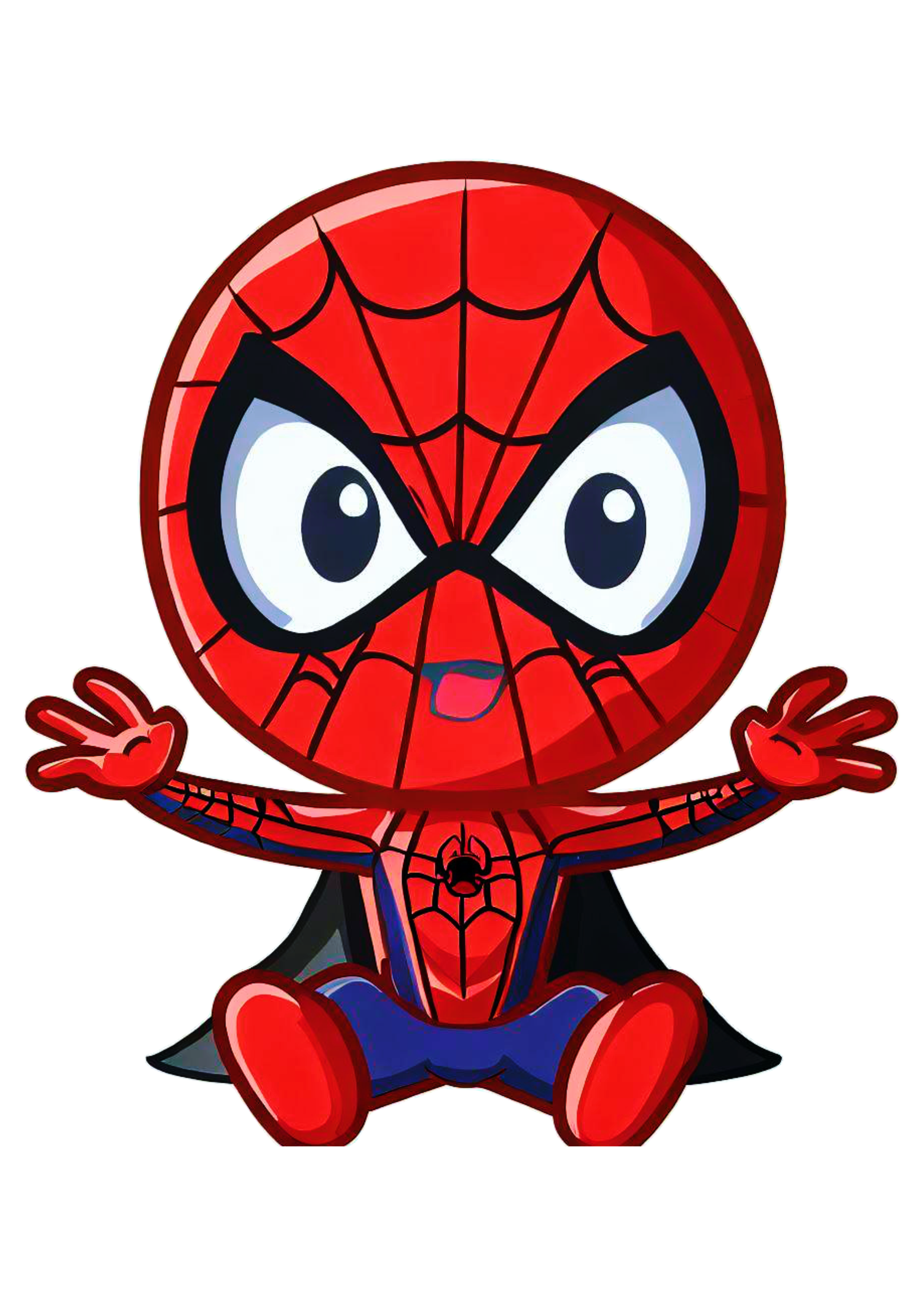 Homem aranha cute spider man ultimate baby ilustração universo Marvel png