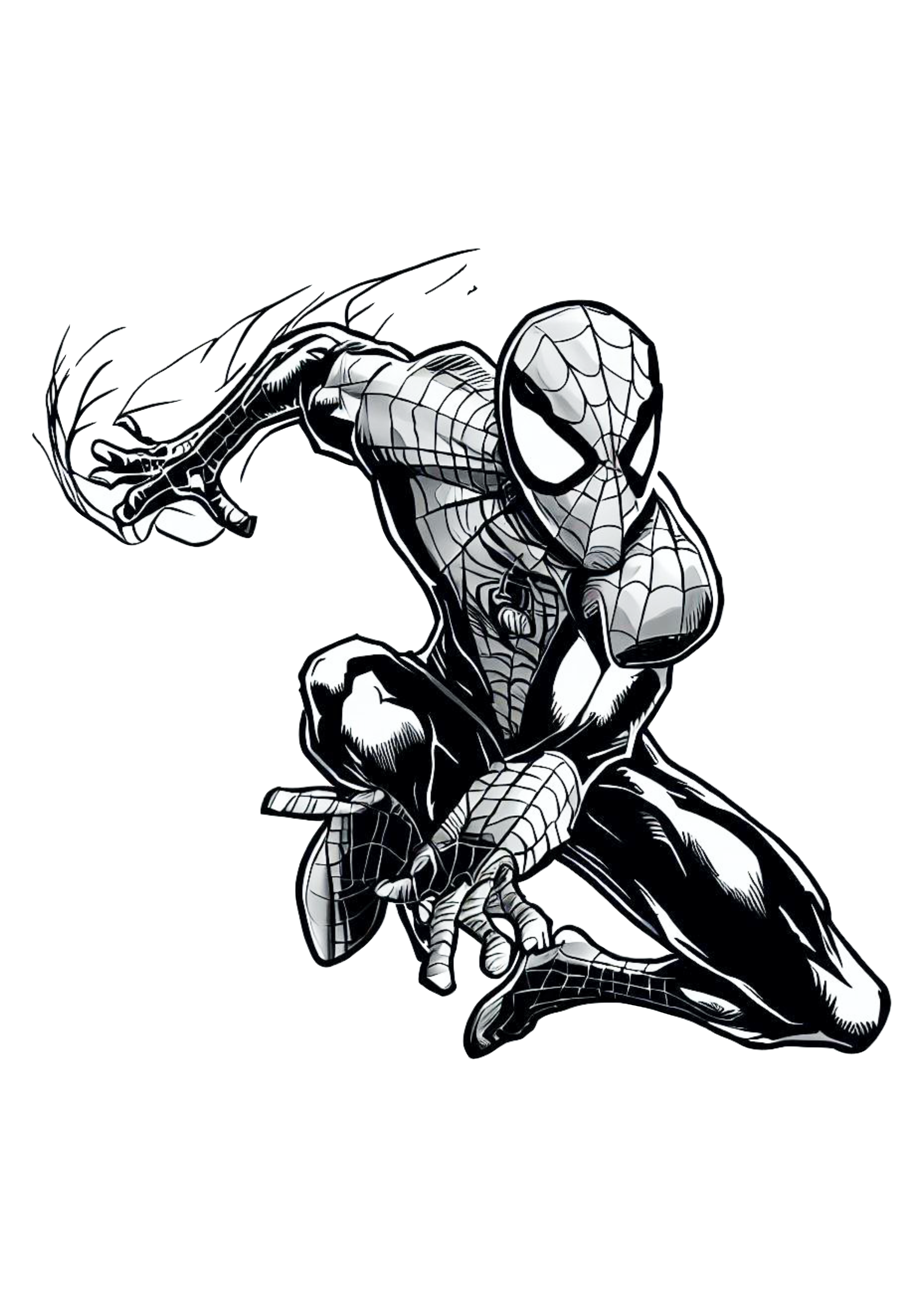 Homem aranha spider man desenho para colorir artes gráficas fundo transparente png
