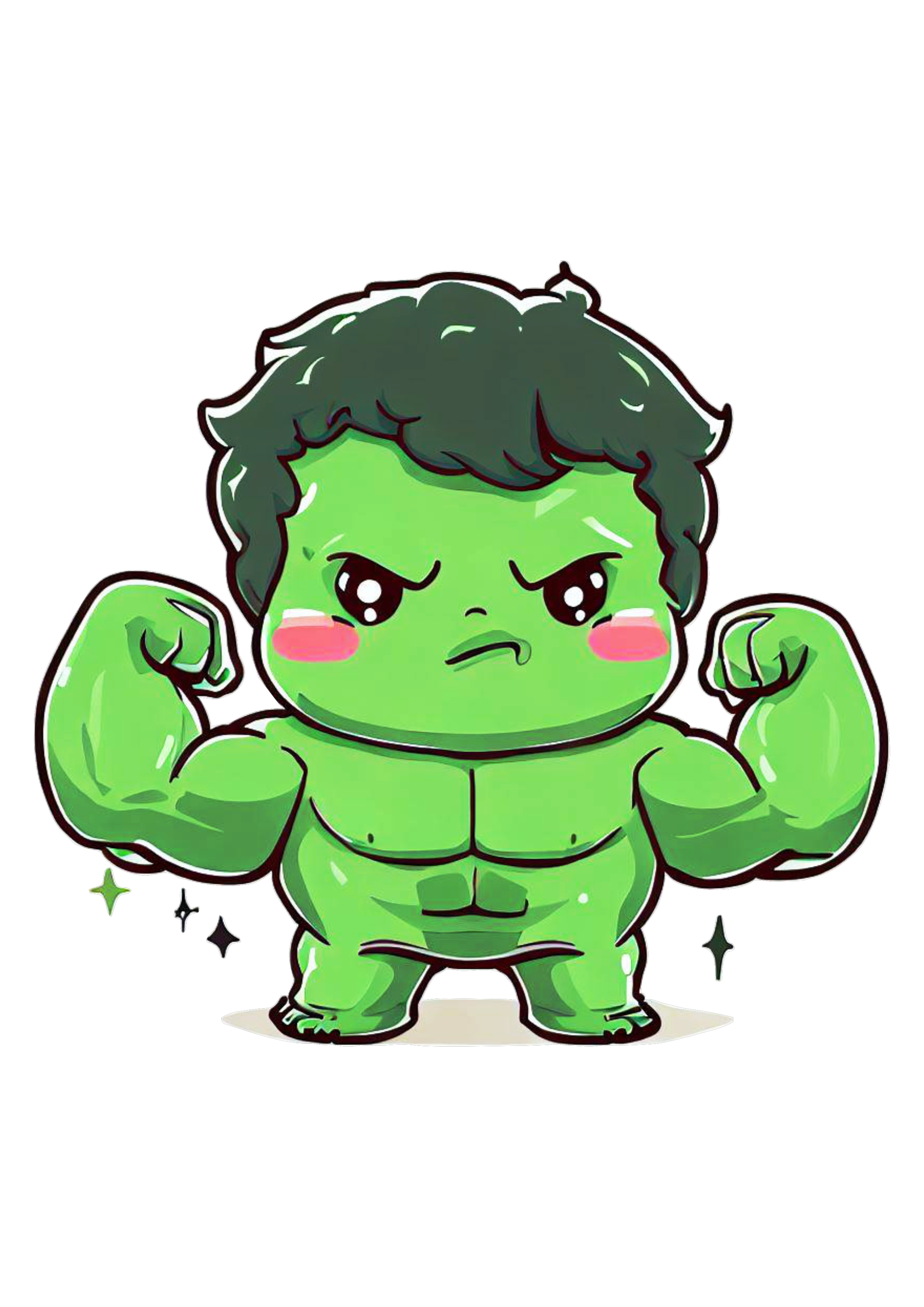 Incrível Hulk baby cute fofinho super heroi forte infantil bravo imagem sem fundo png