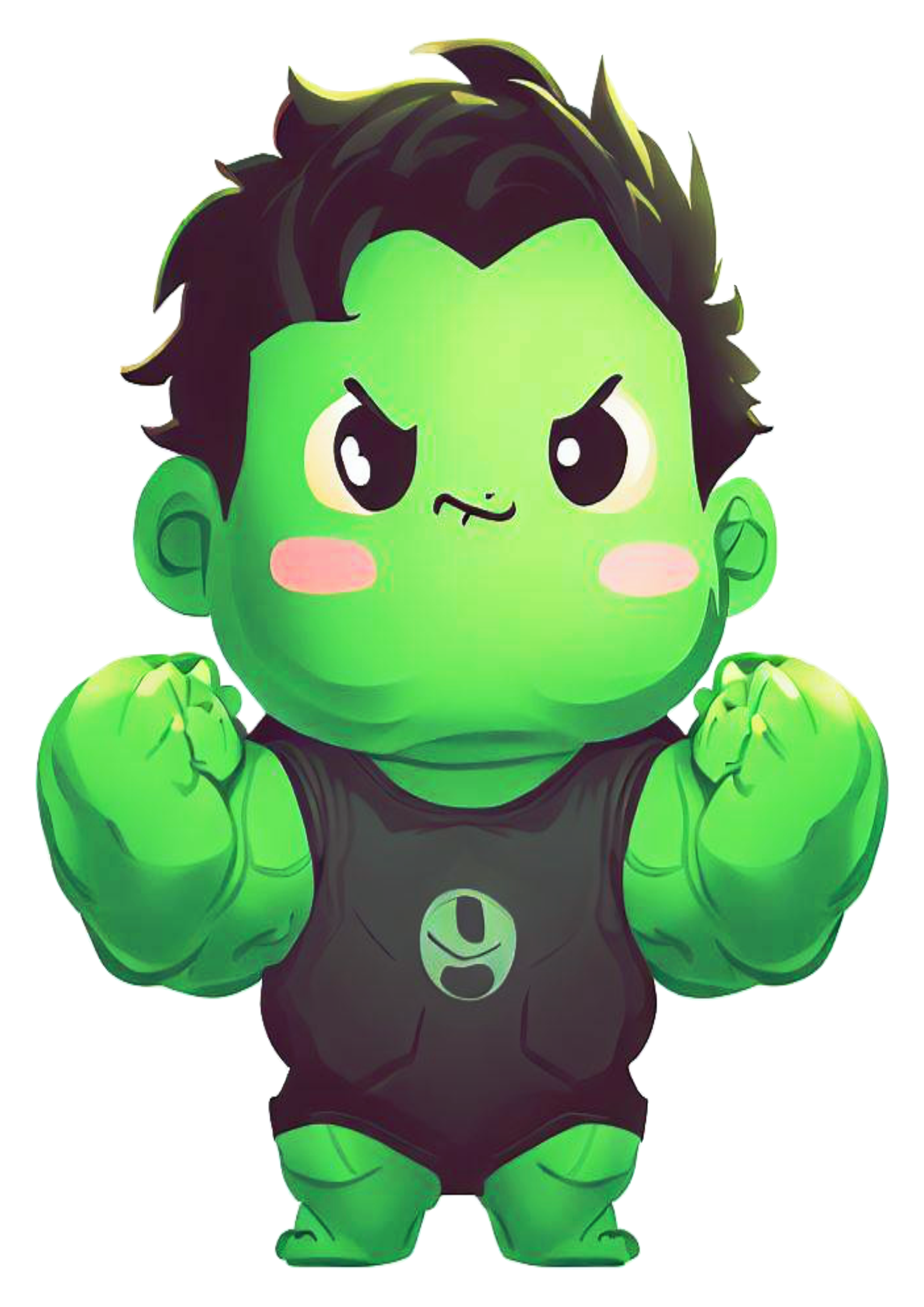 Hulk baby cute fofinho desenho simples super herói forte infantil bravo quadrinhos vingadores avengers png