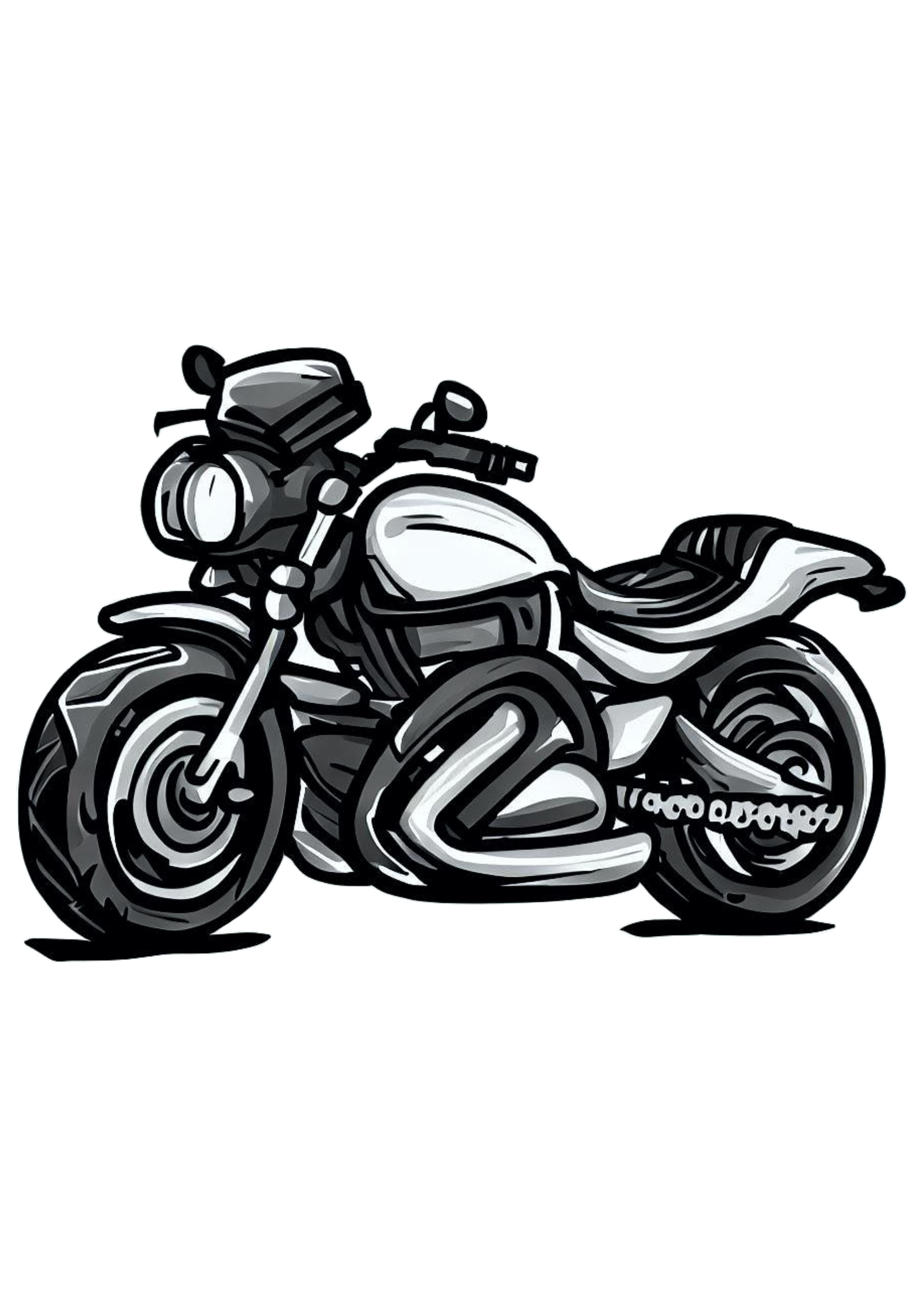 Imagem Legal De Ilustração De Motor De Motocicleta PNG , Motor De