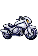 Desenho de Moto esportiva pintado e colorido por Gustavocau o dia 13 de  Abril do 2015