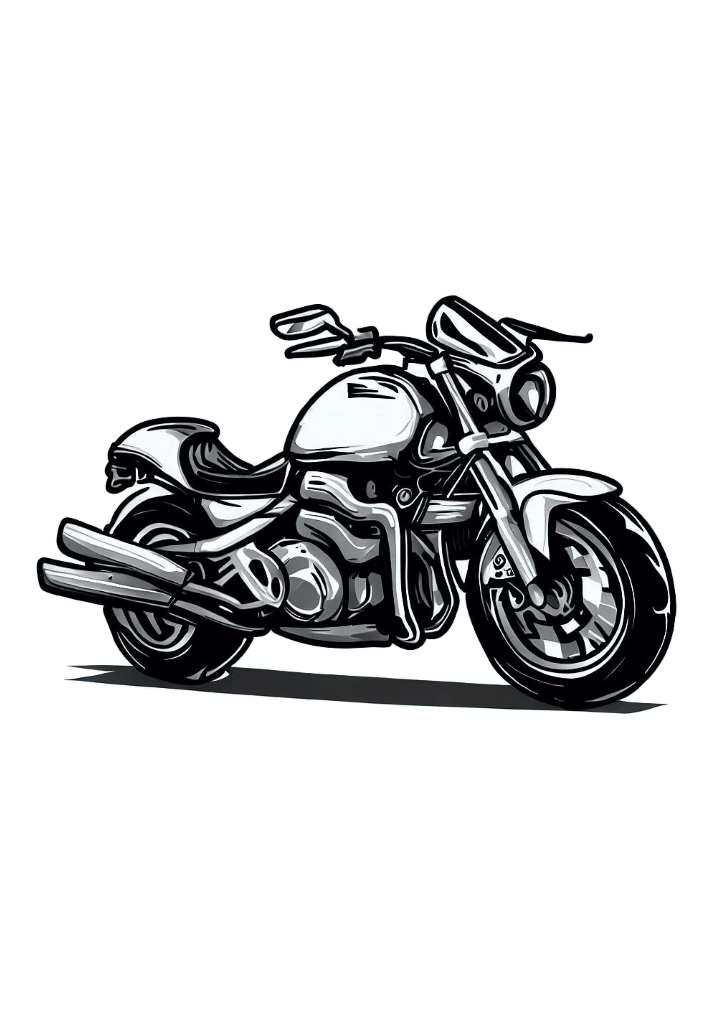 Moto esportiva desenho cartoon imagem conceitual veículo automotivo alta  velocidade png