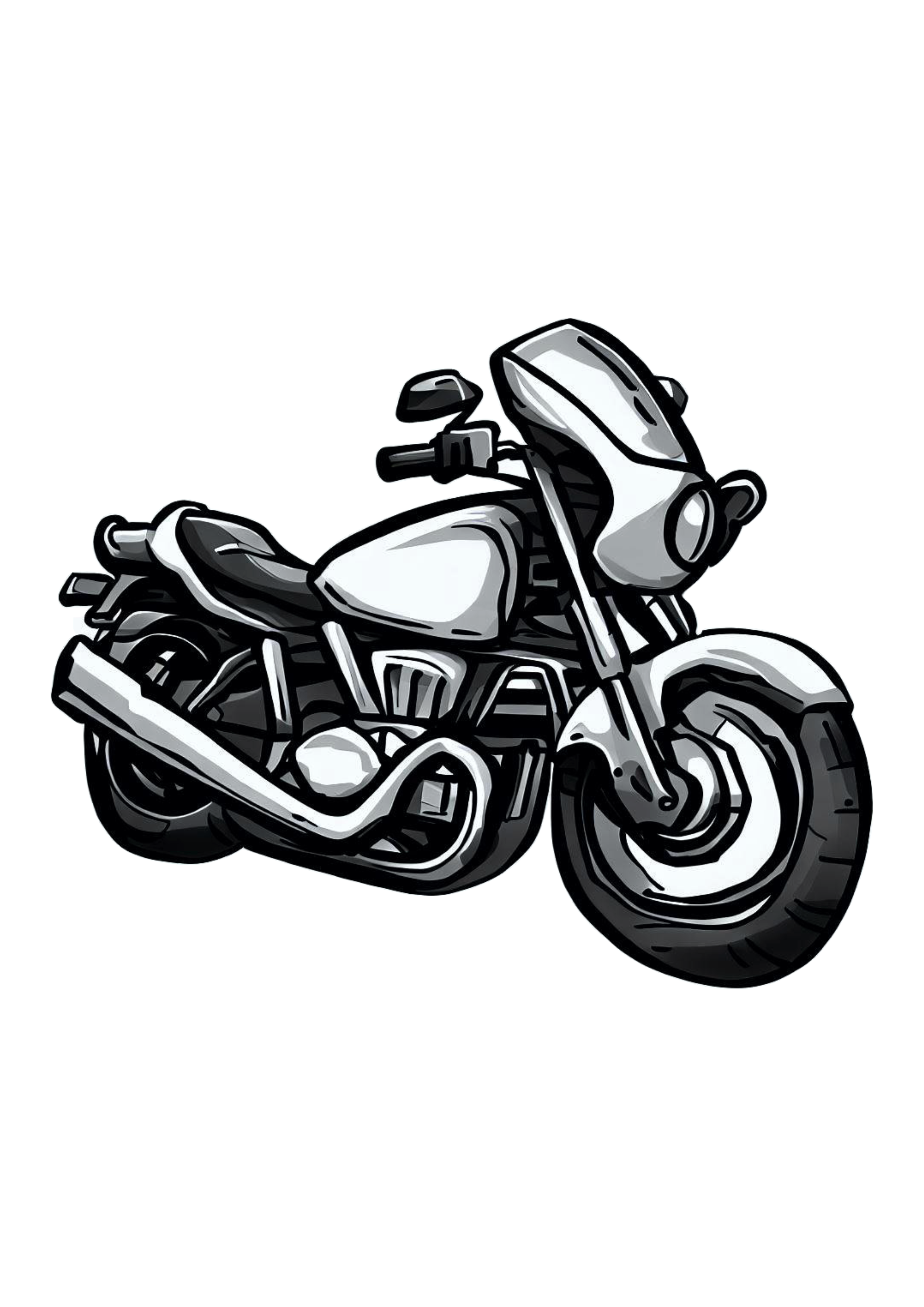 Desenhos De Moto Para Adesivo - Free Transparent PNG Clipart Images Download