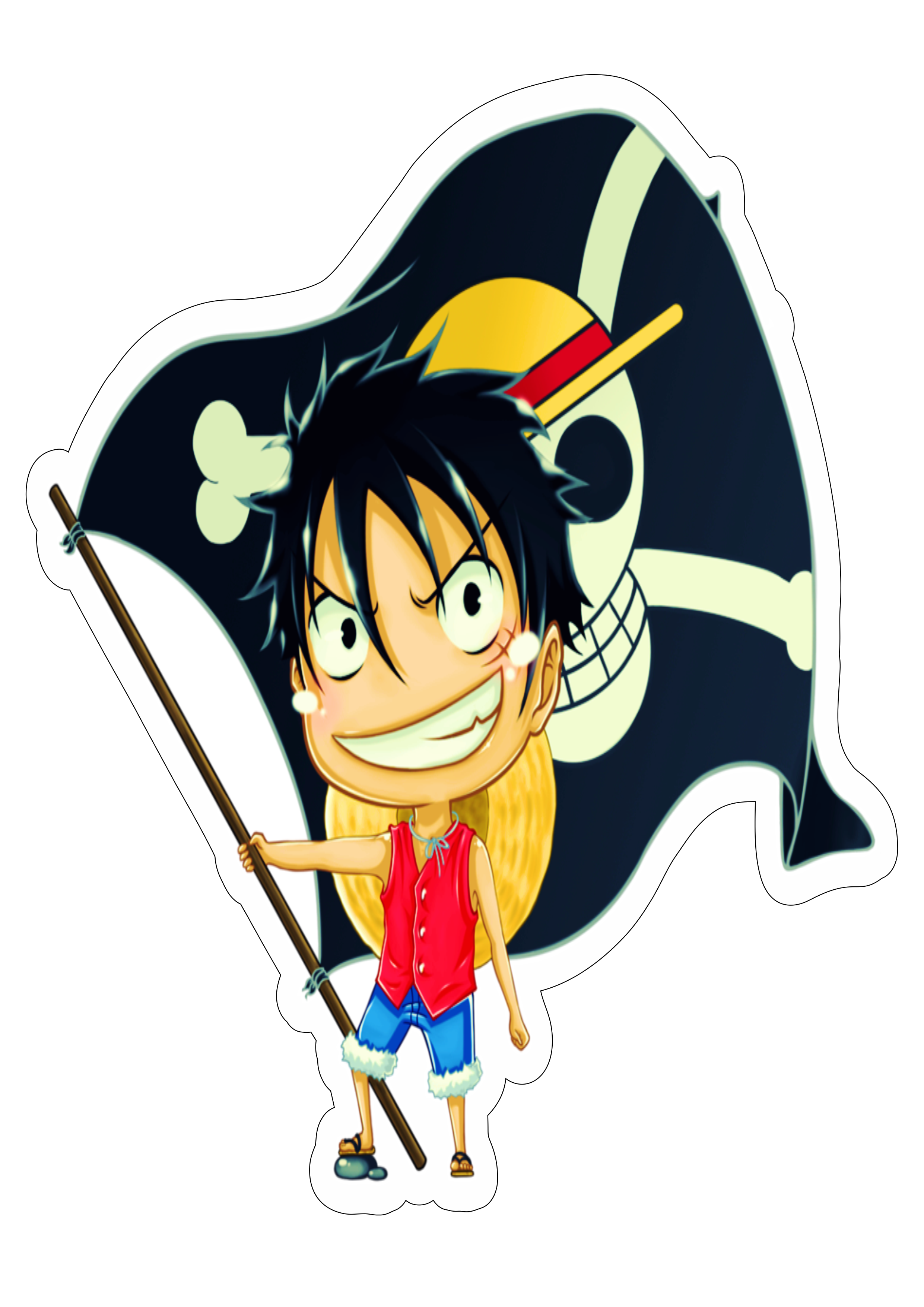 Monkey D Luffy, Arte De Linha, Personagem png transparente grátis