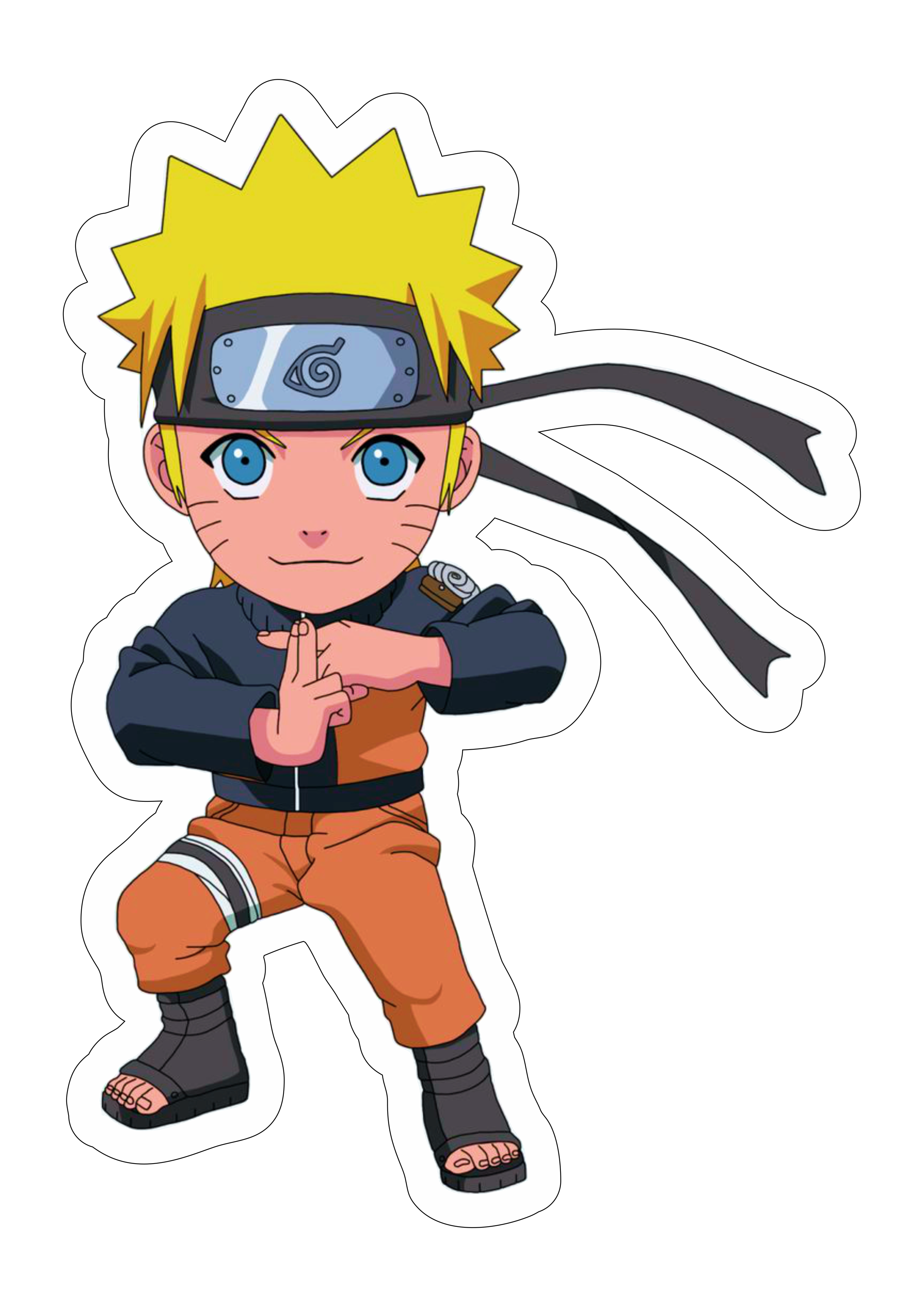 Desenho novo - Uzumaki Naruto Chibi [Naruto Shippuden]