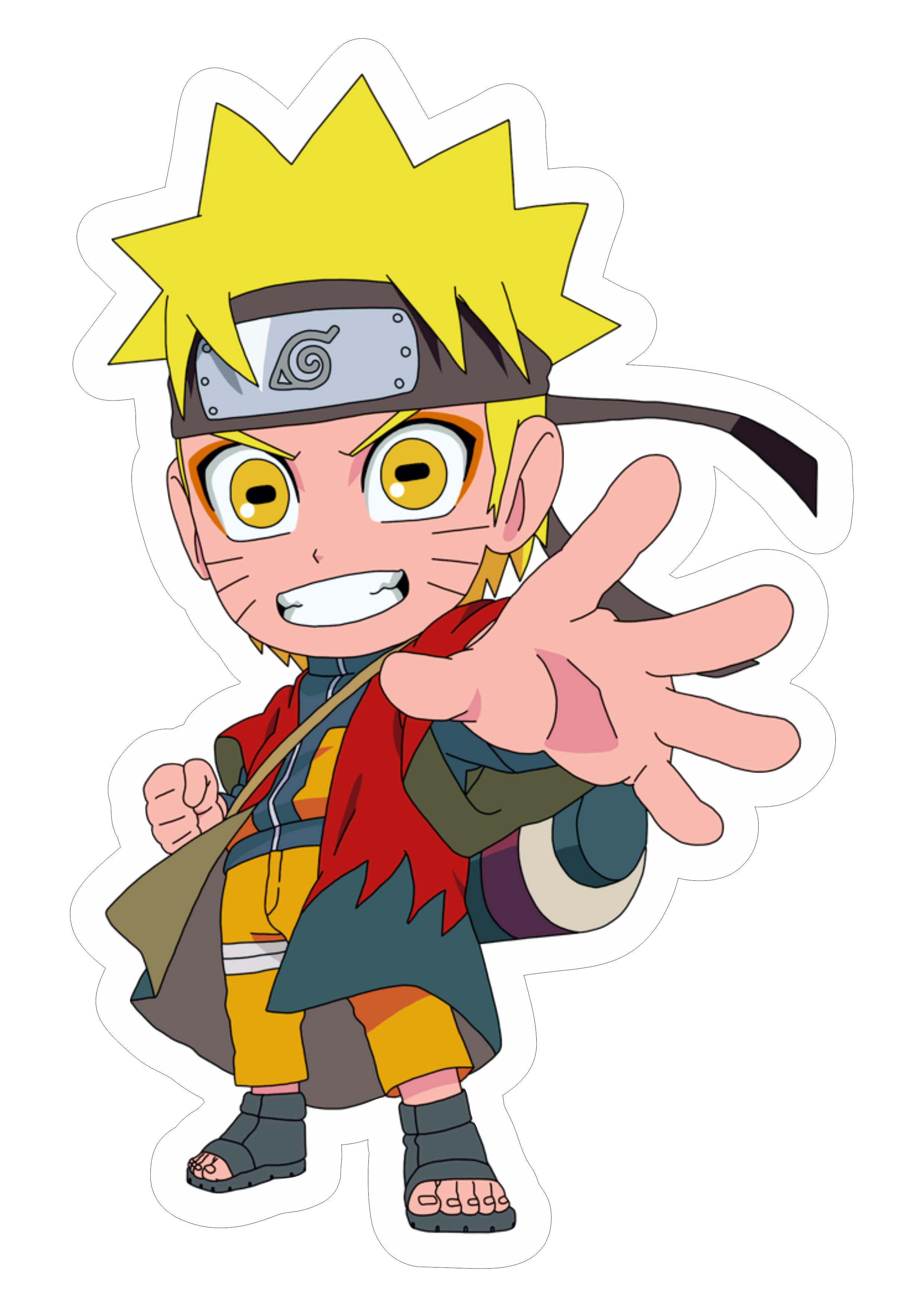 Naruto shippuden cute chibi modo sábio desenho infantil anime png