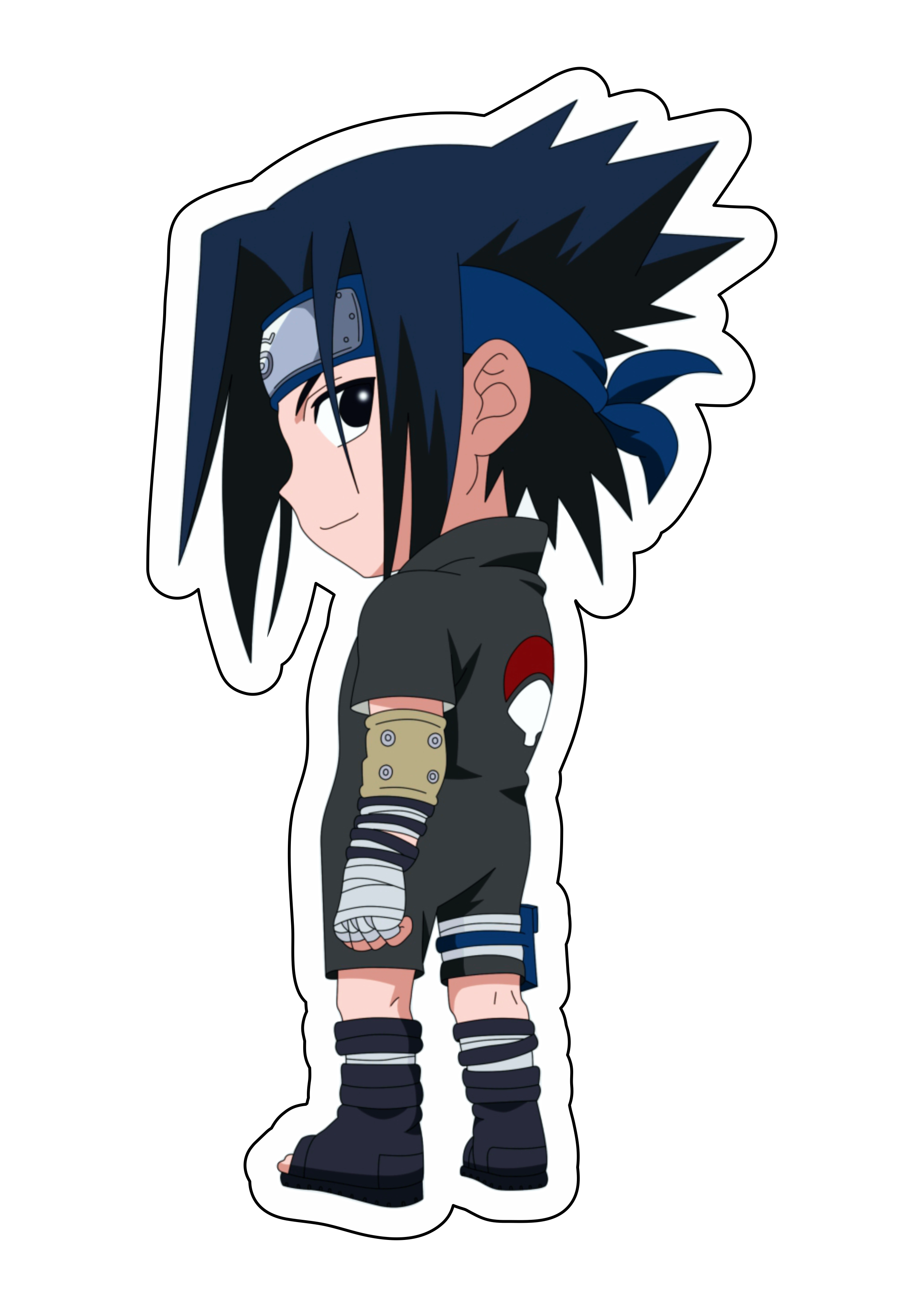 Naruto shippuden desenho cute anime artes gráficas imagem sem fundo png