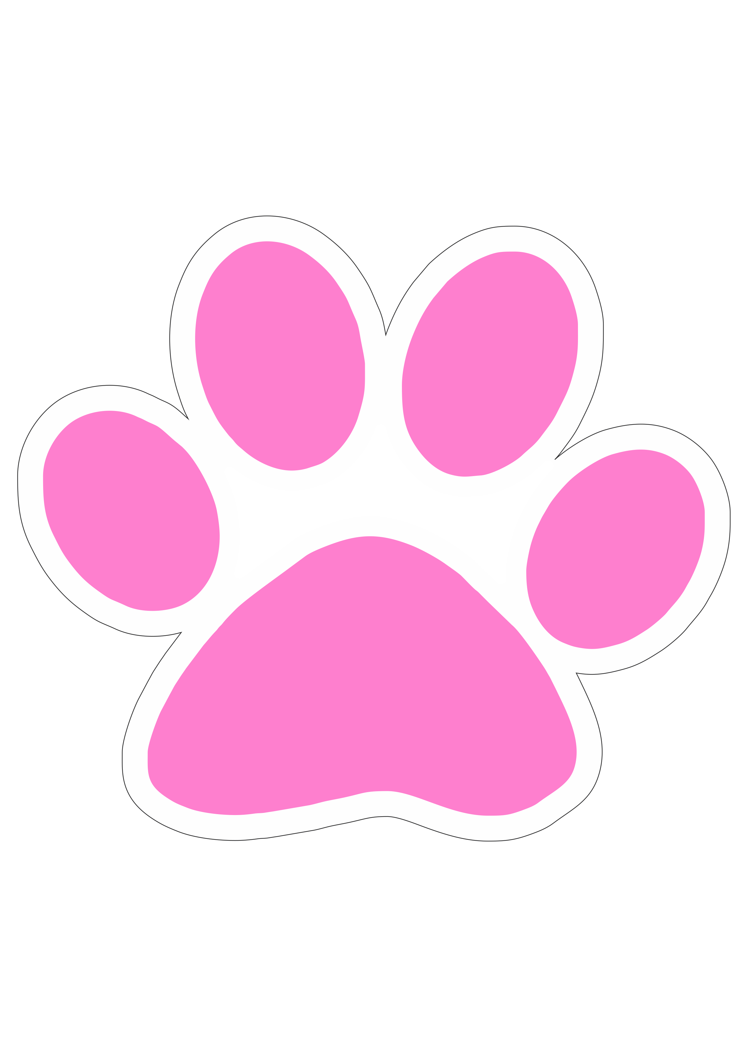 Patinha de cachorro rosa patrulha canina png