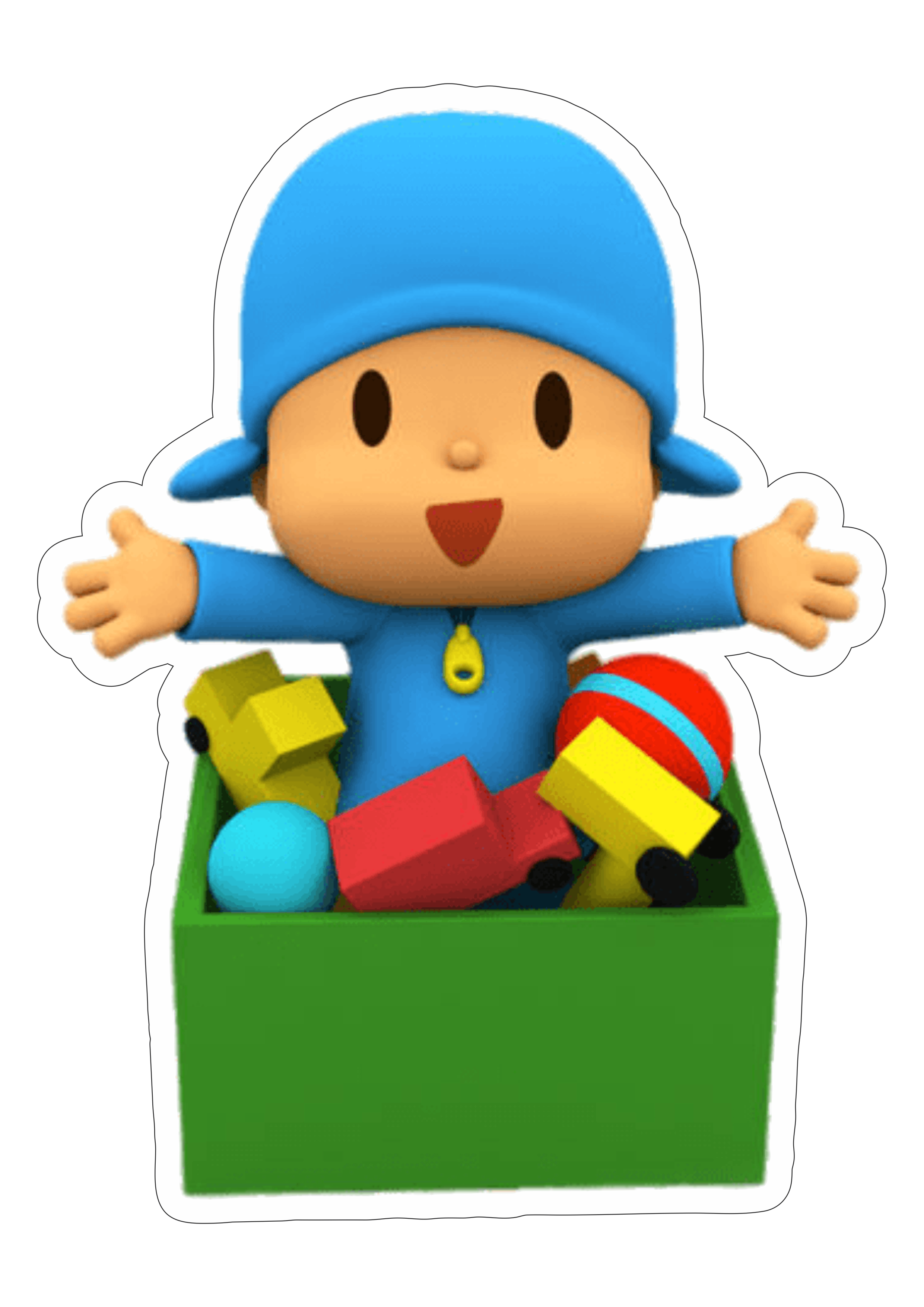 Pocoyo animação divertida desenho infantil bonequinho imagem sem fundo   assistir png