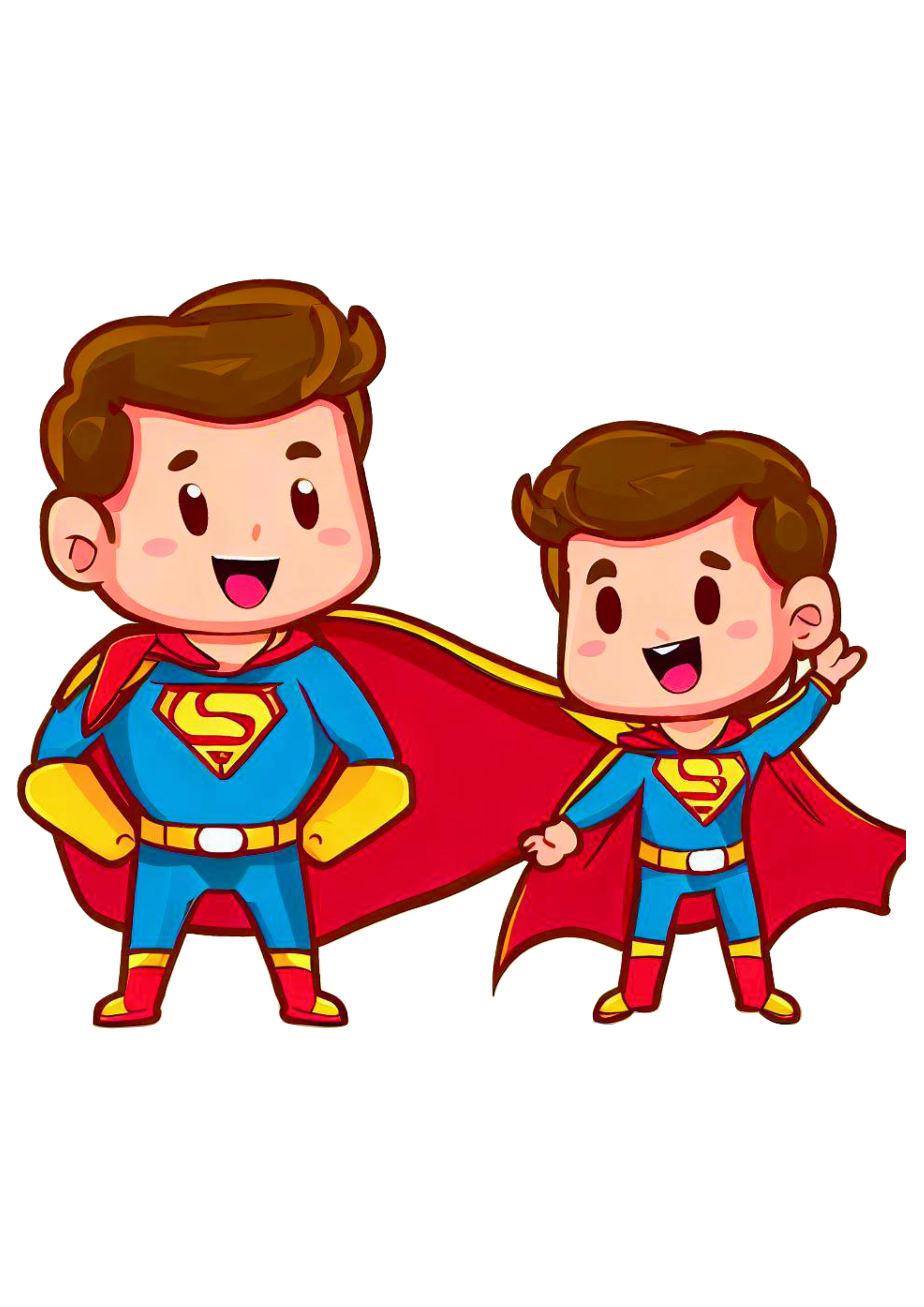 Super pai e super filho desenho animado dia dos pais download pai de menino cartoon fundo transparente png