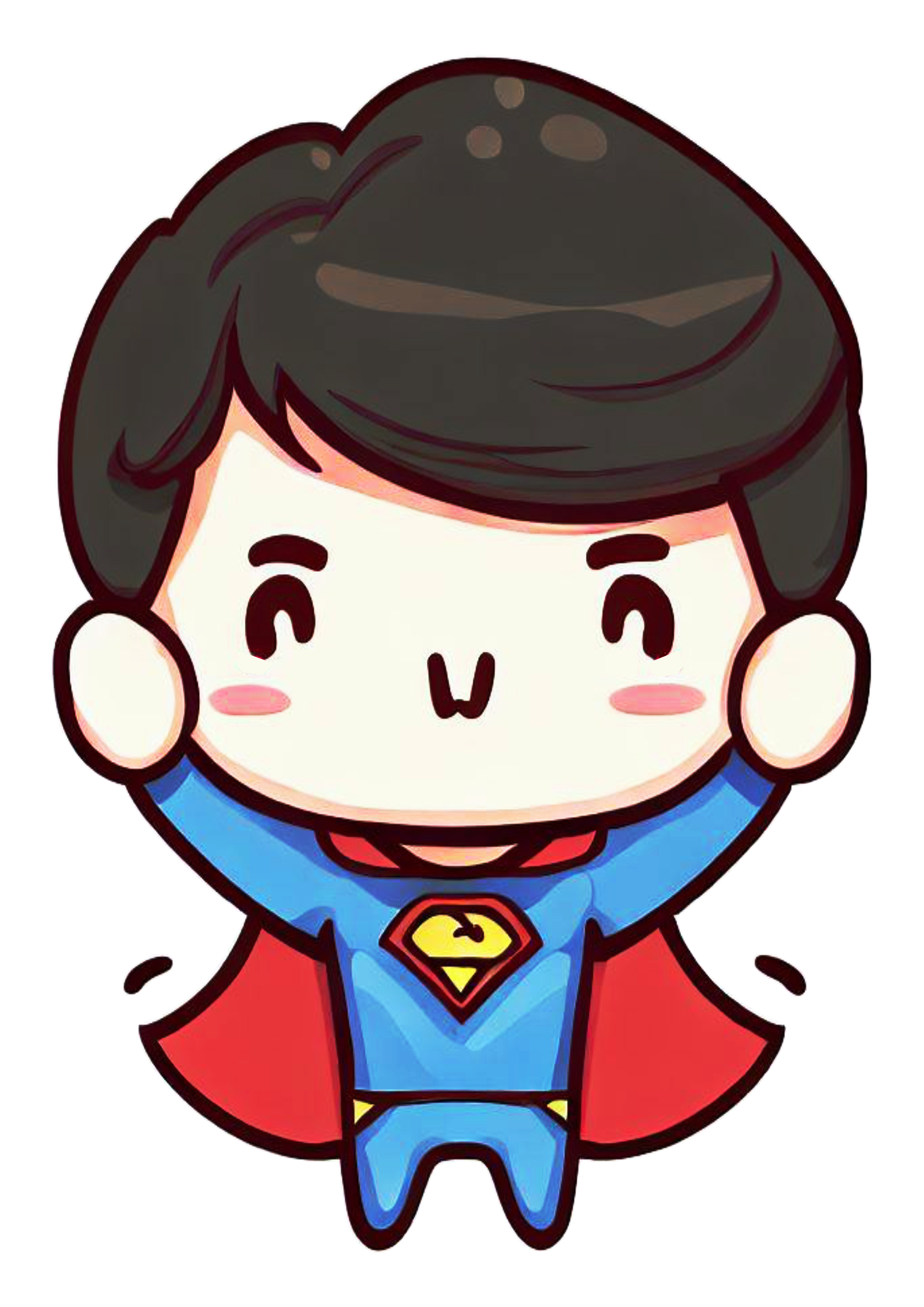 Super homem baby fofinho cute superman heroi fantasia infantil bonitinho ilustração png