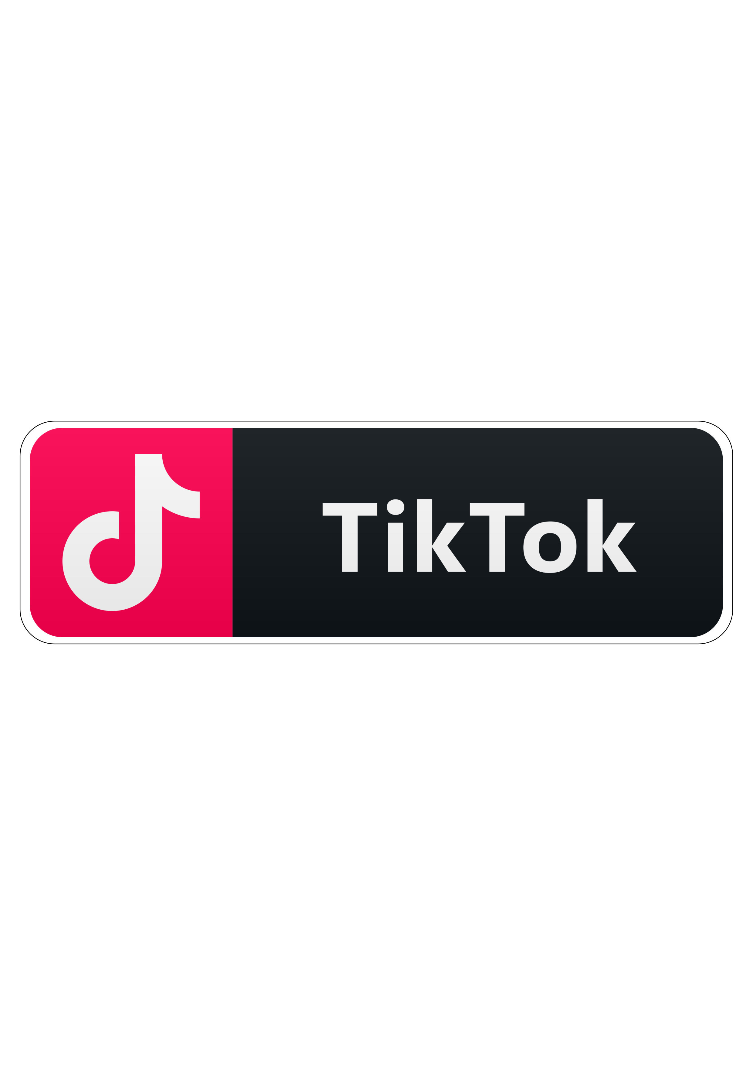 Tiktok simbolo logo aplicativo recorte contorno painel designer gráfico app de vídeos banner png