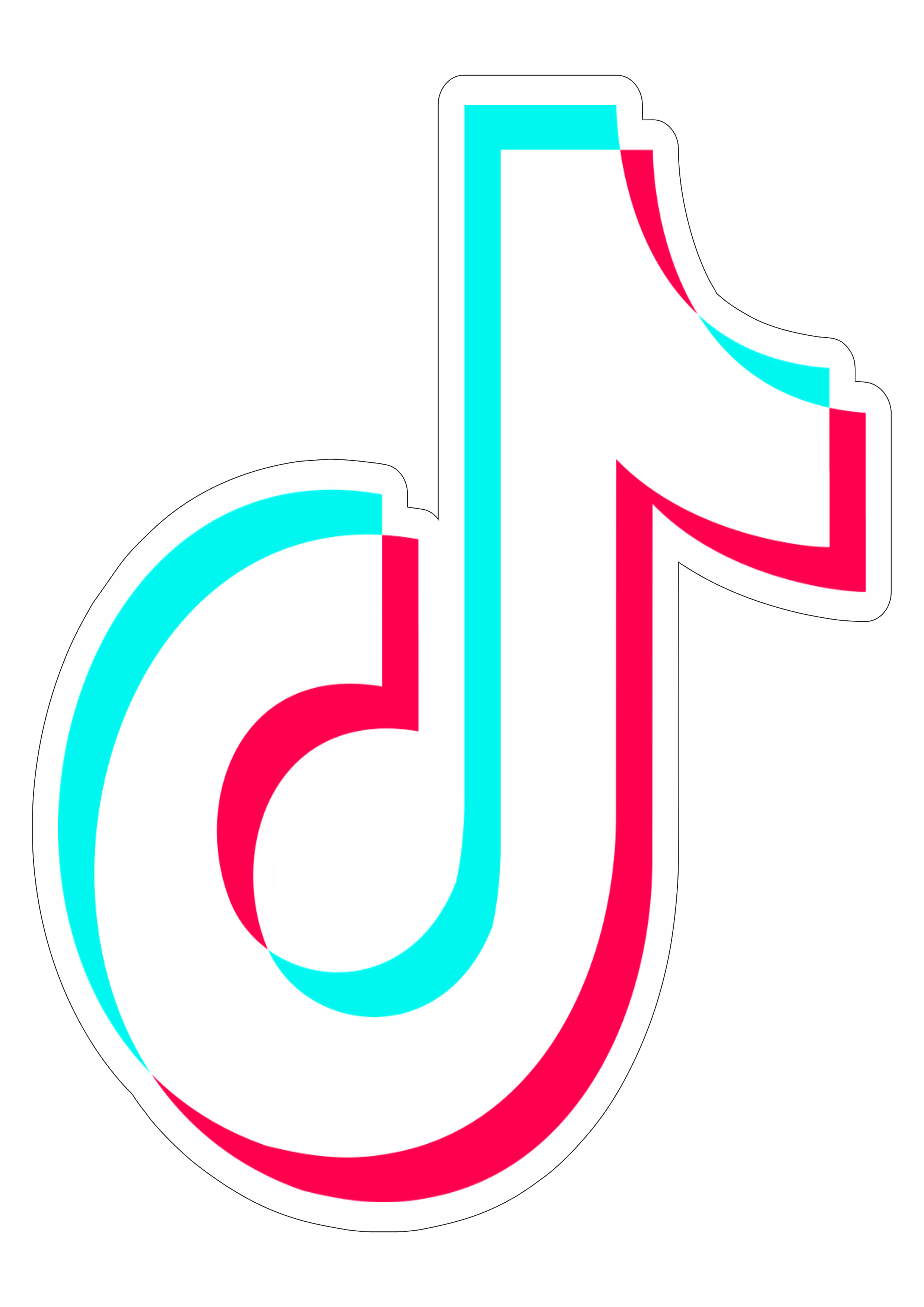 Tiktok simbolo logo png