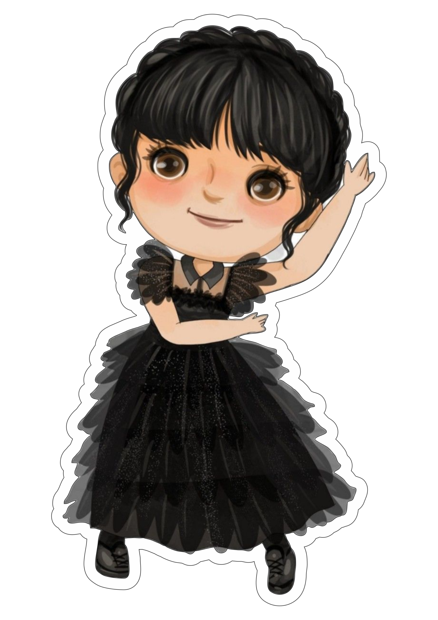 Wandinha wednesday familia addams netflix série desenho animado imagem ...