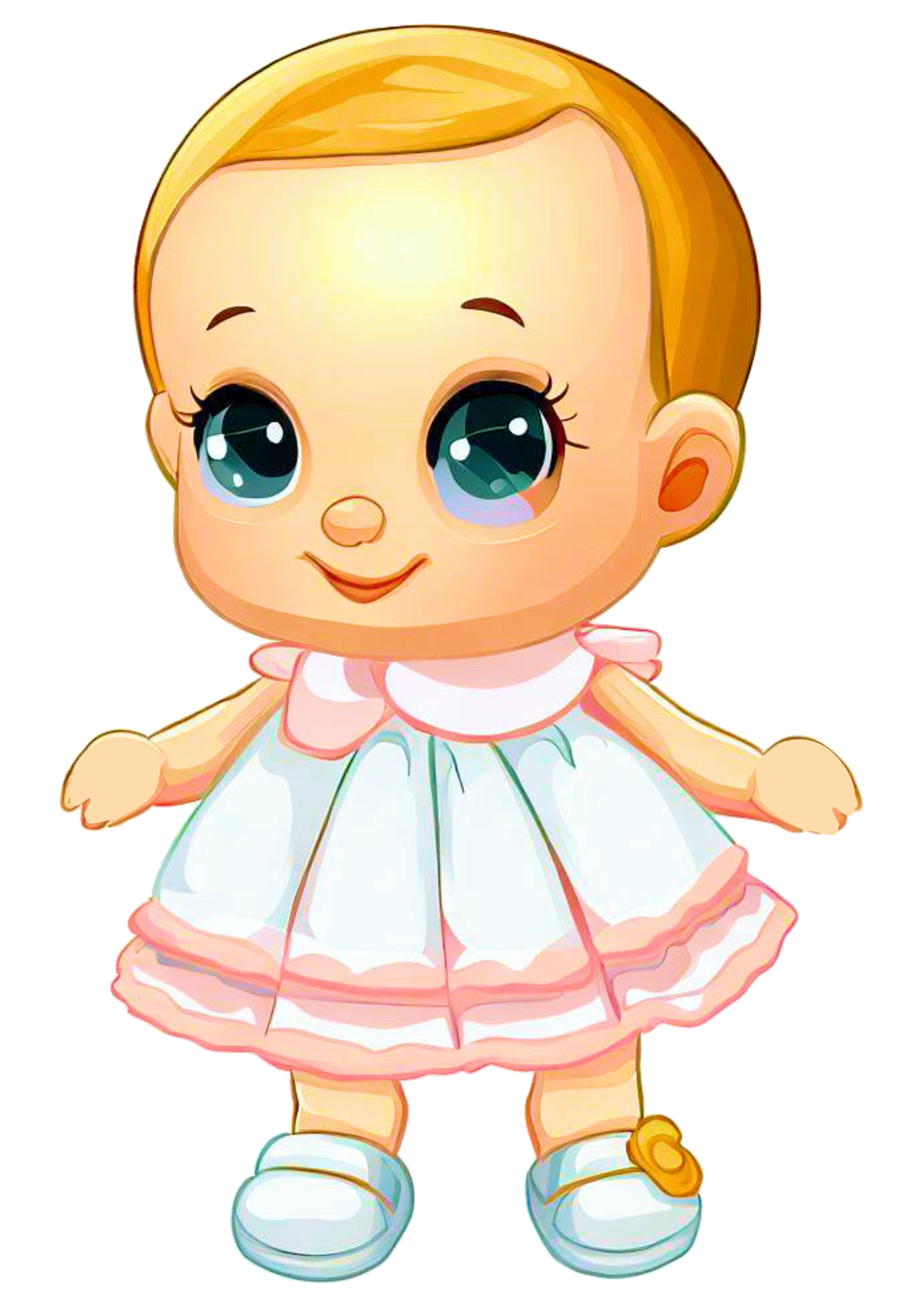 Bebê menina de vestido loirinha imagens png download grátis