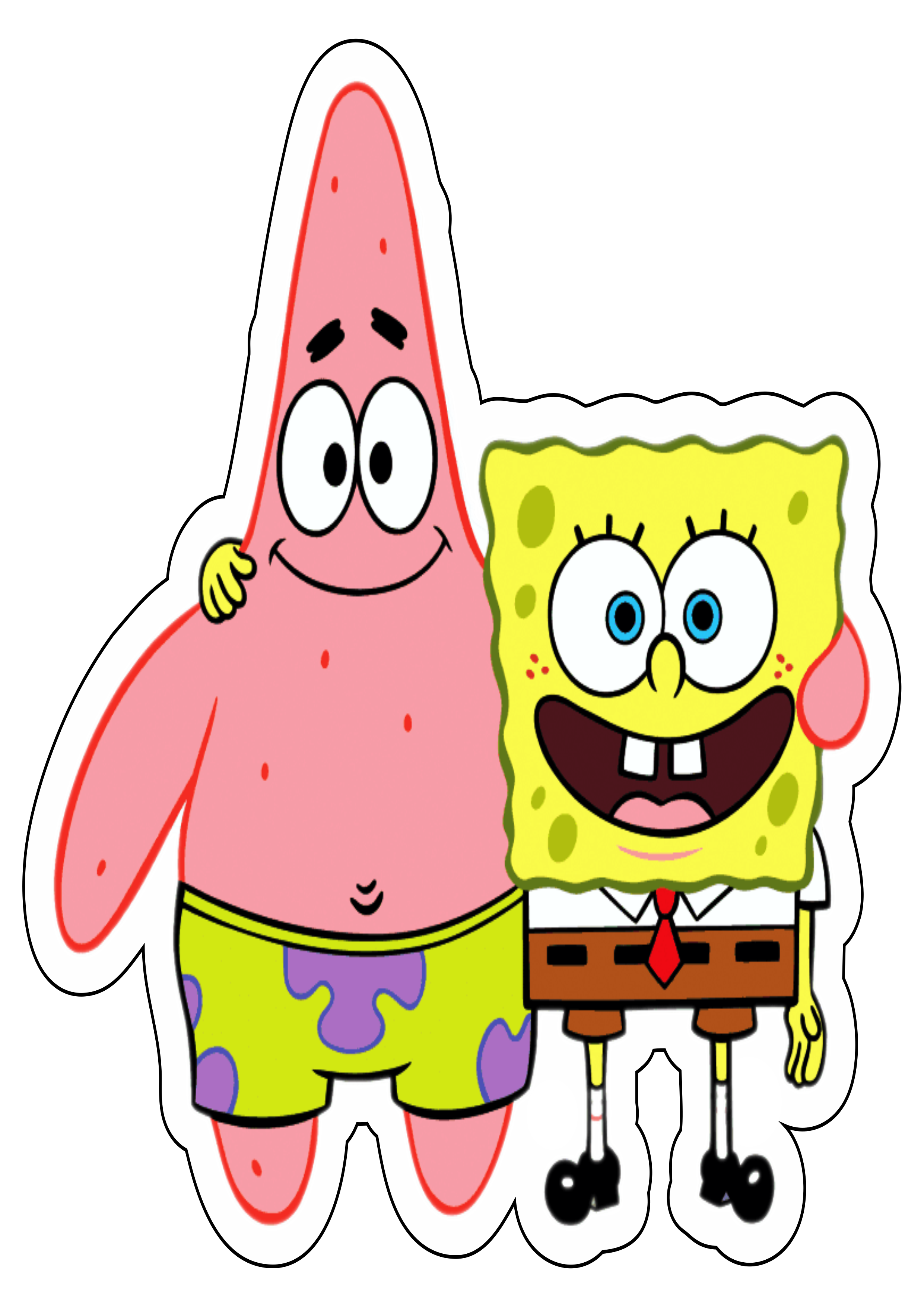 Bob esponja calça quadrada e Patrick estrela Spongebob Squarepants desenho animado infantil Nickelodeon png