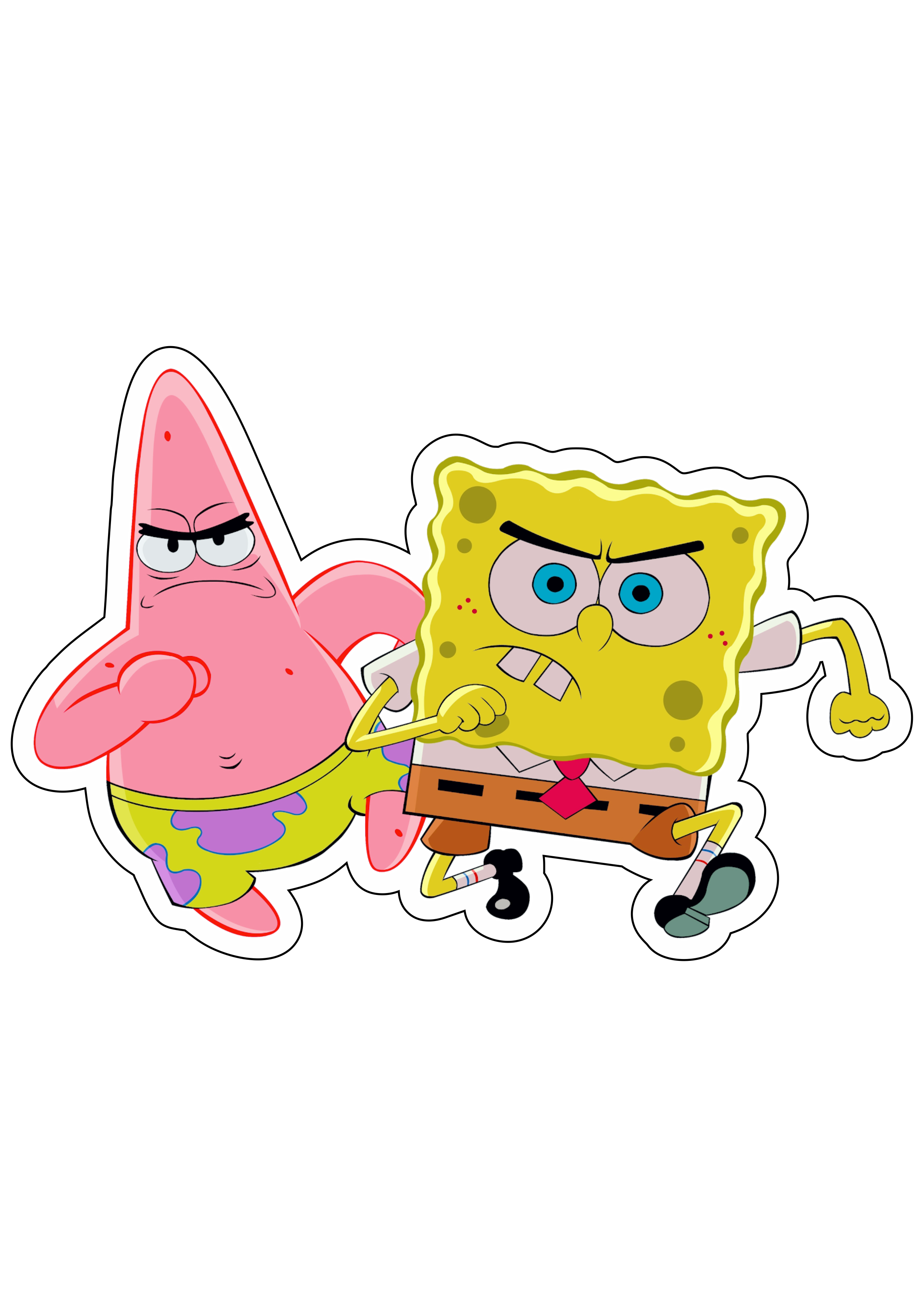 Bob esponja calça quadrada e Patrick estrela estou pronto Spongebob Squarepants desenho animado infantil Nickelodeon png