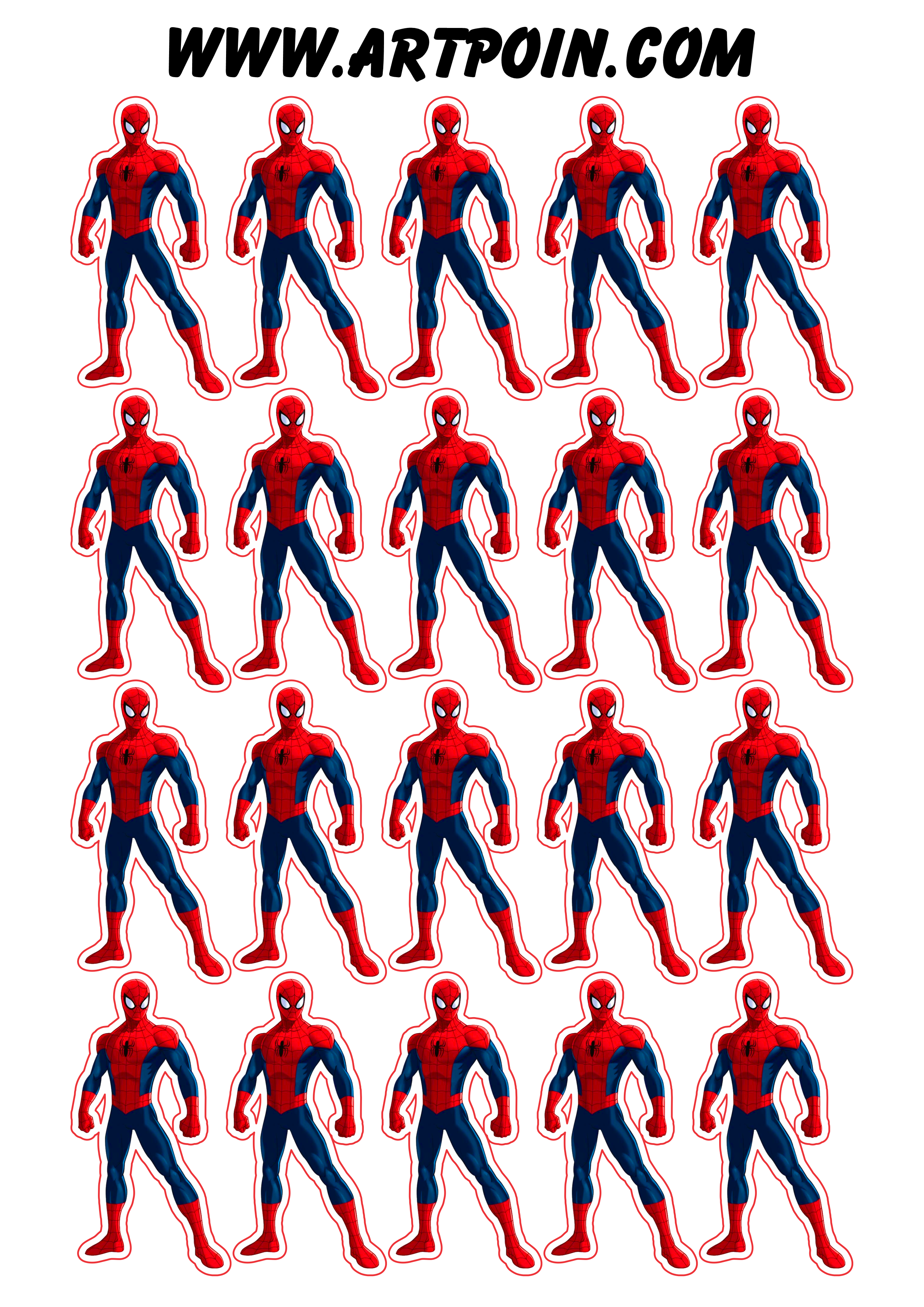 Homem aranha ultimate spider-man adesivo tag sticker decoração de festa png
