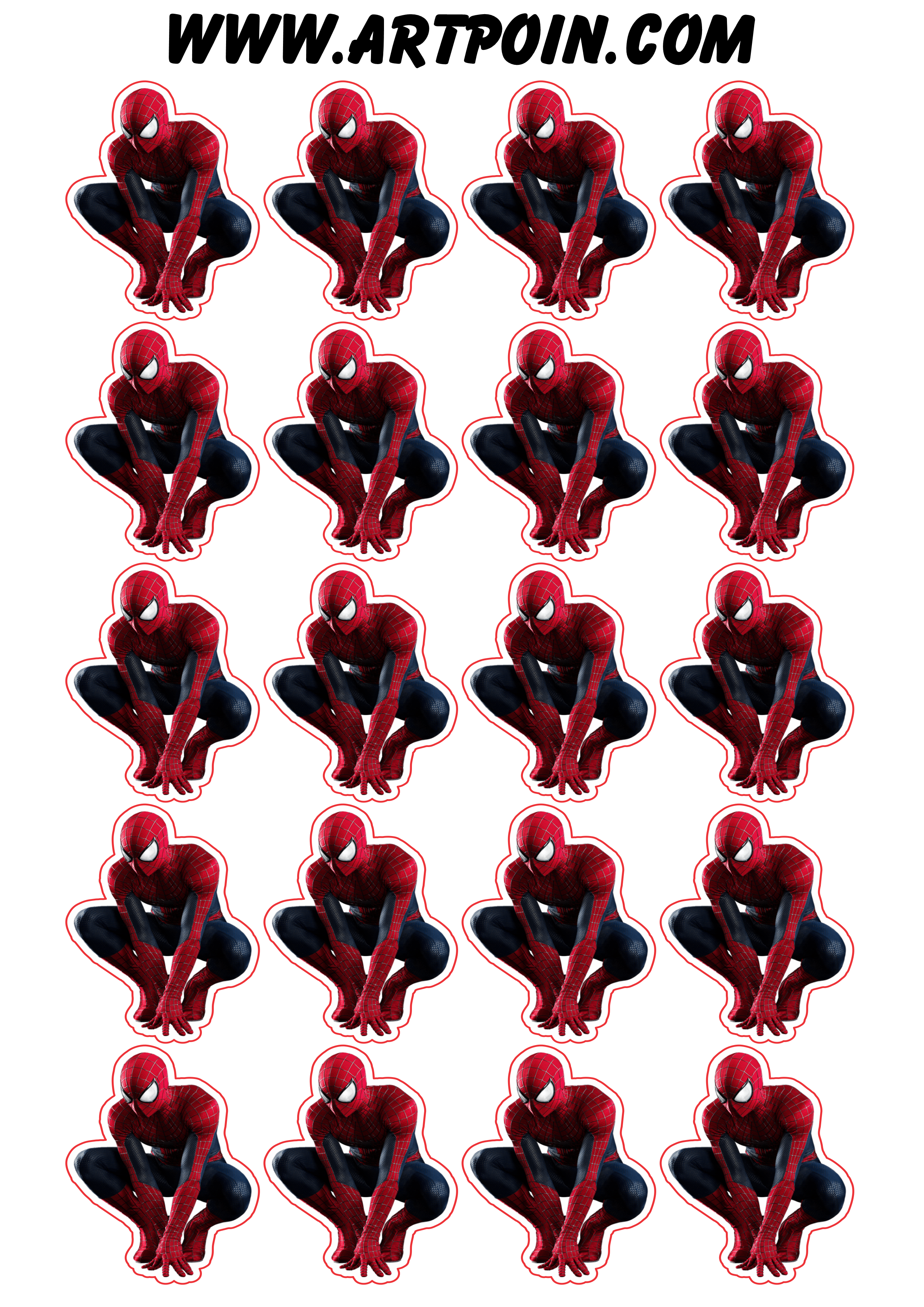 Homem aranha spider-man filme Marvel adesivo tag sticker decoração de festa artigos de papelaria png