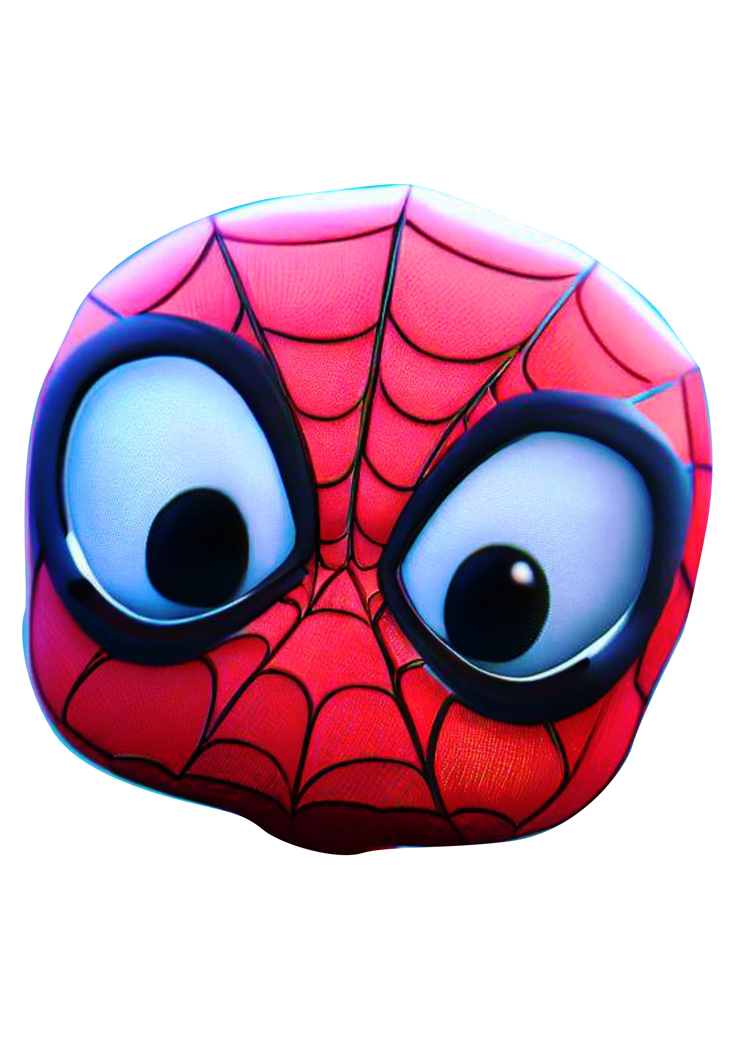 Homem aranha cute spider man ultimate baby máscara cabeça CGI computação gráfica animação Marvel universe Peter Parker design png