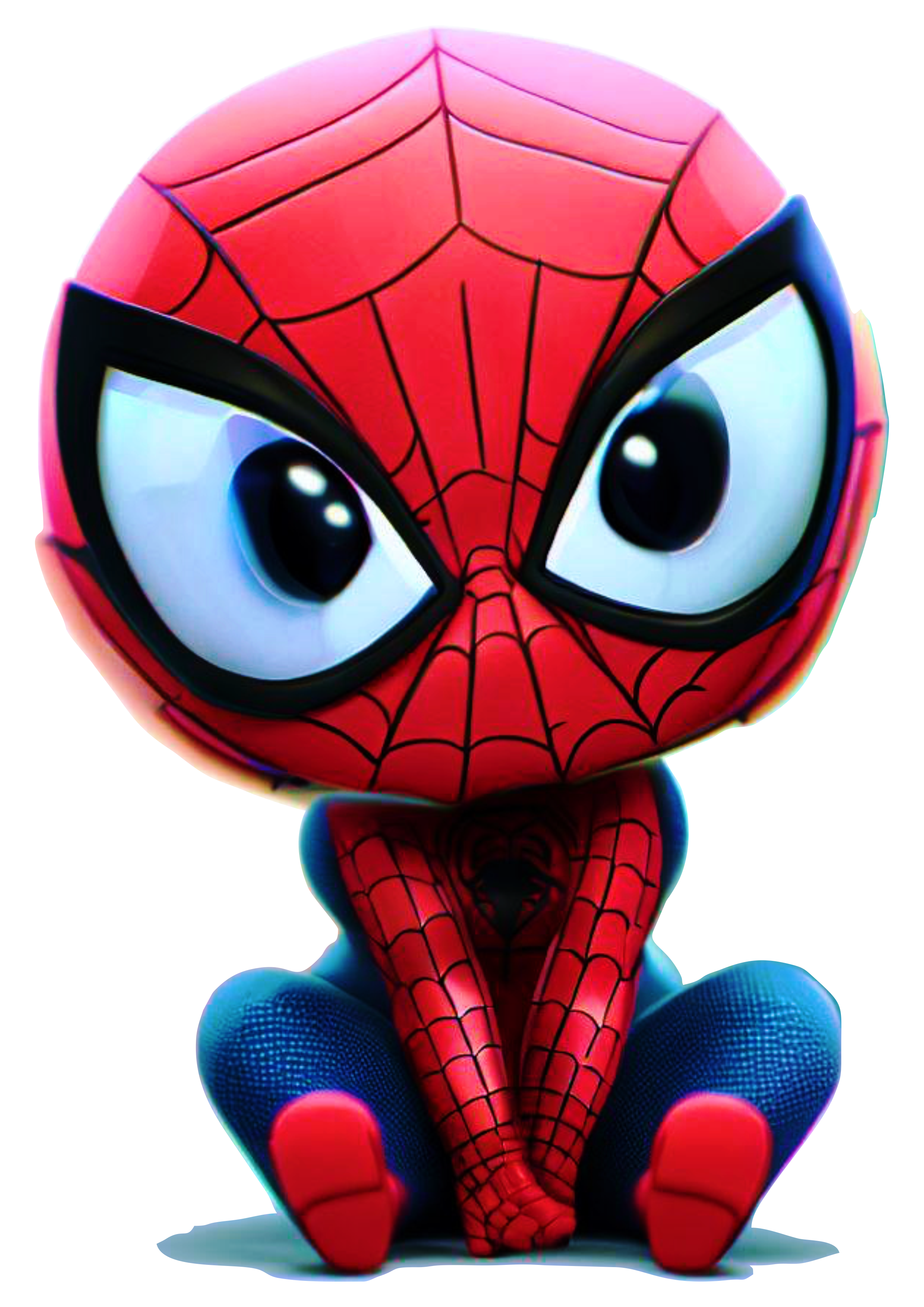 Homem aranha cute spider man ultimate baby bonequinho CGI computação gráfica animação Peter Parker design pack de imagens png